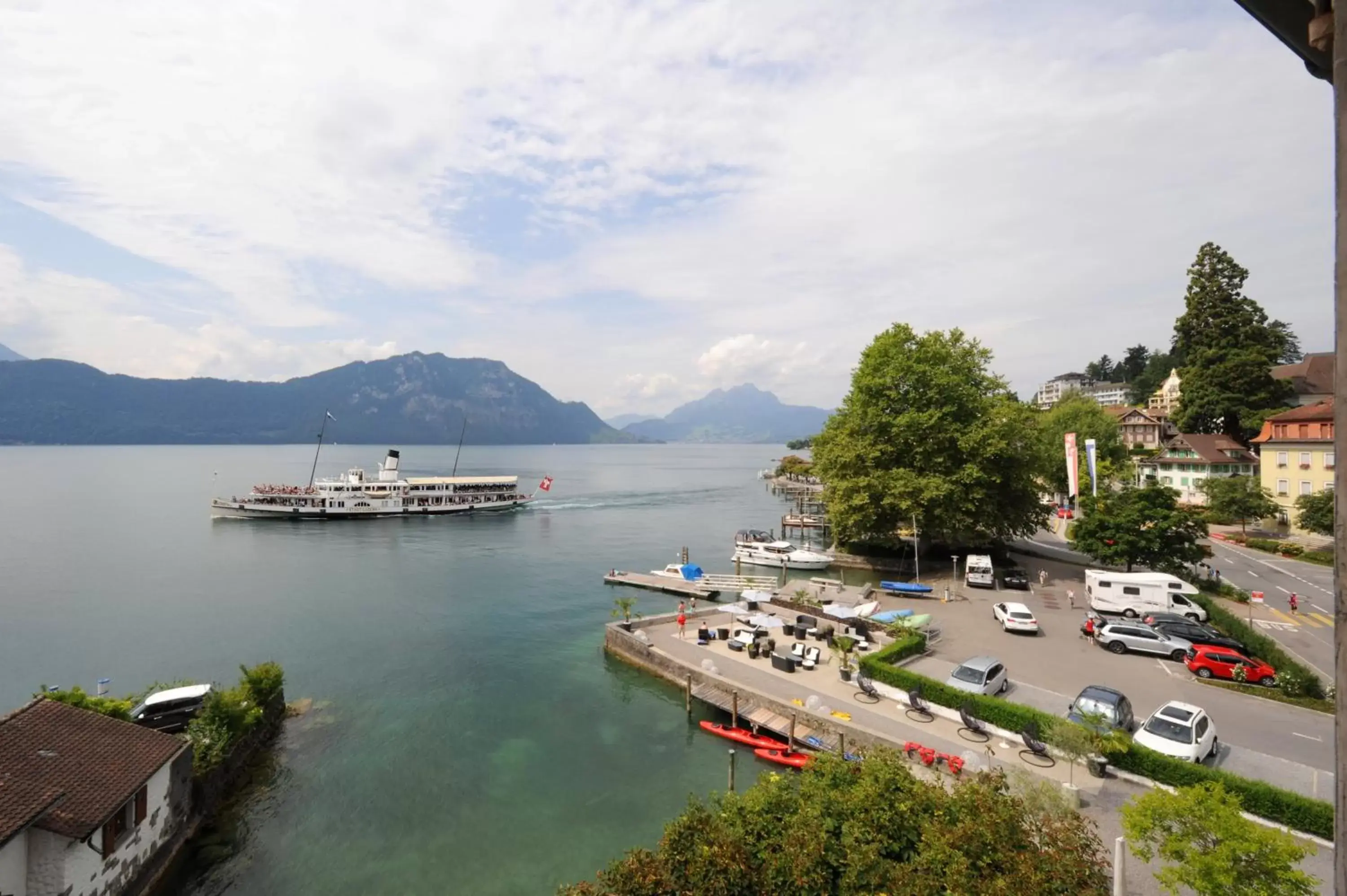 Lake view in Seehof Hotel Du Lac