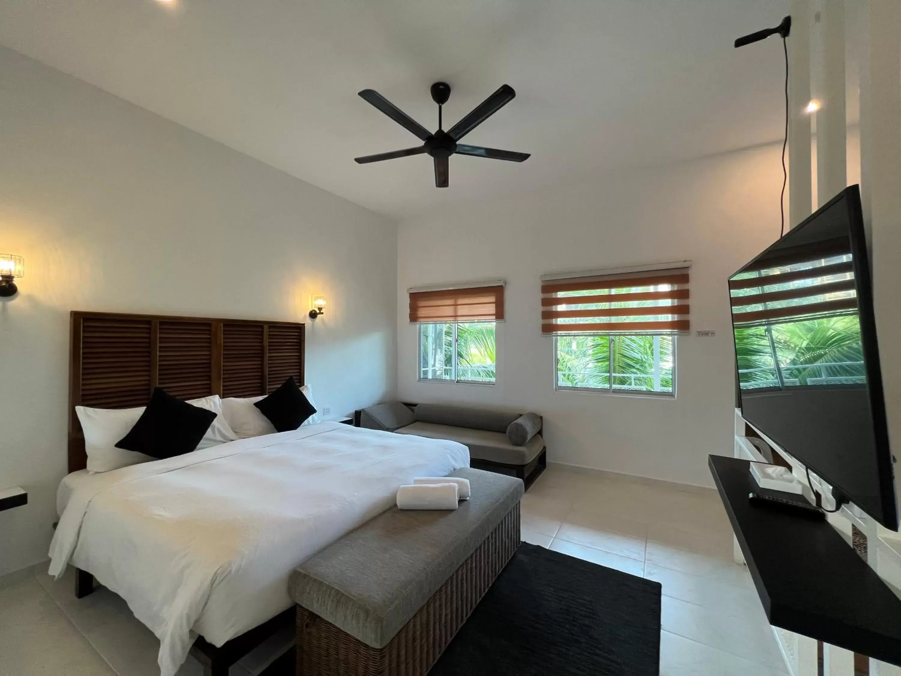 Bed in Airis Sanctuary Resort