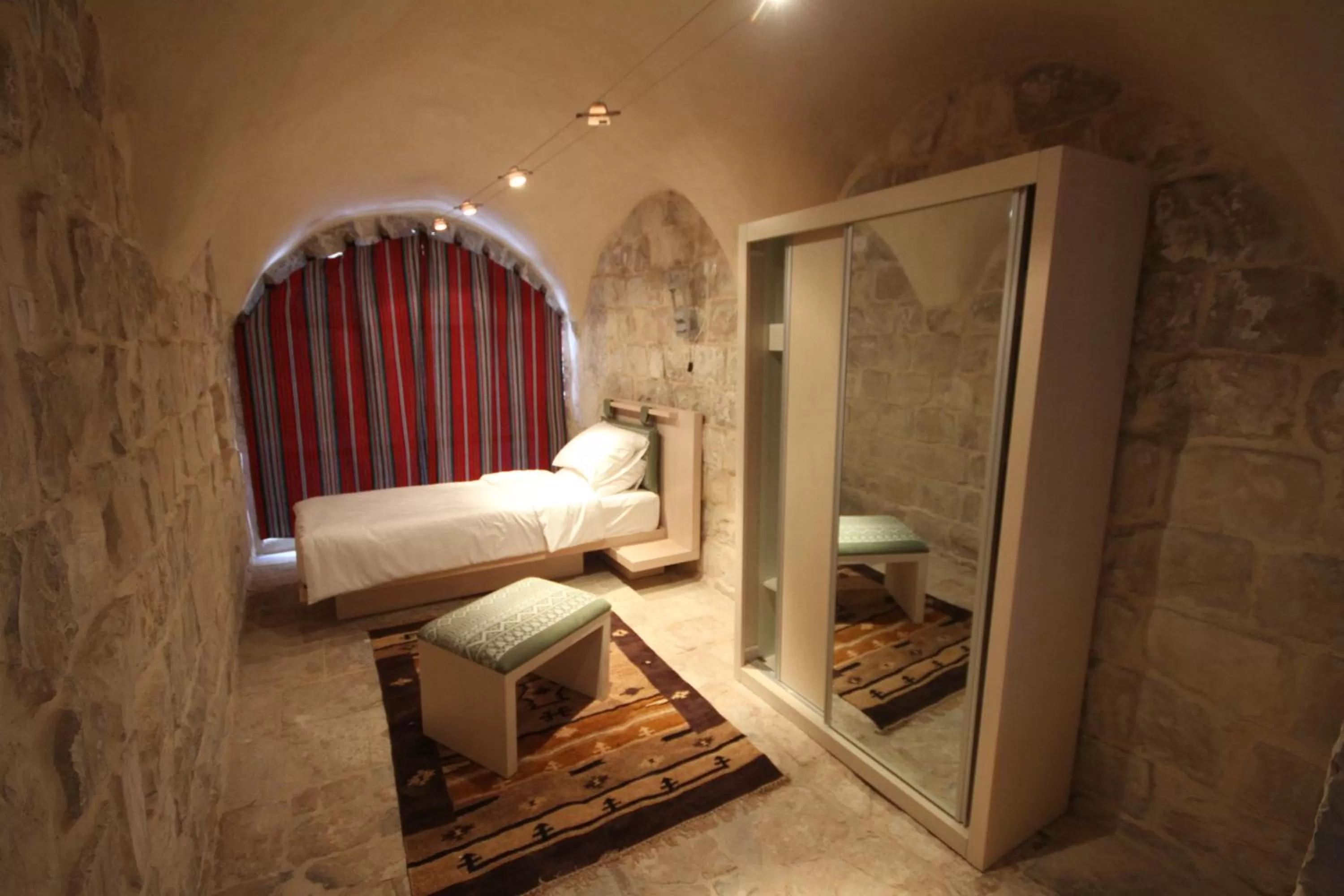 Bed in Khan Alwakala Hotel