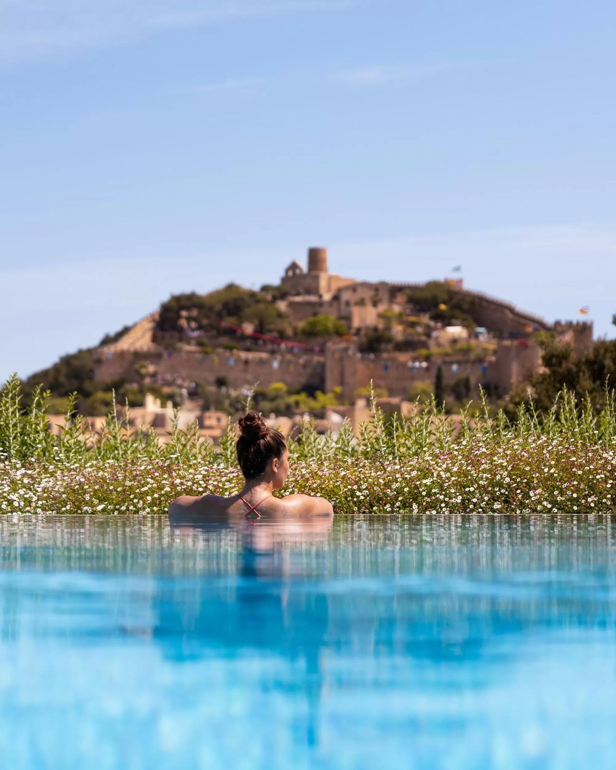 Swimming pool in Hotel Creu de Tau Art&Spa-Adults only