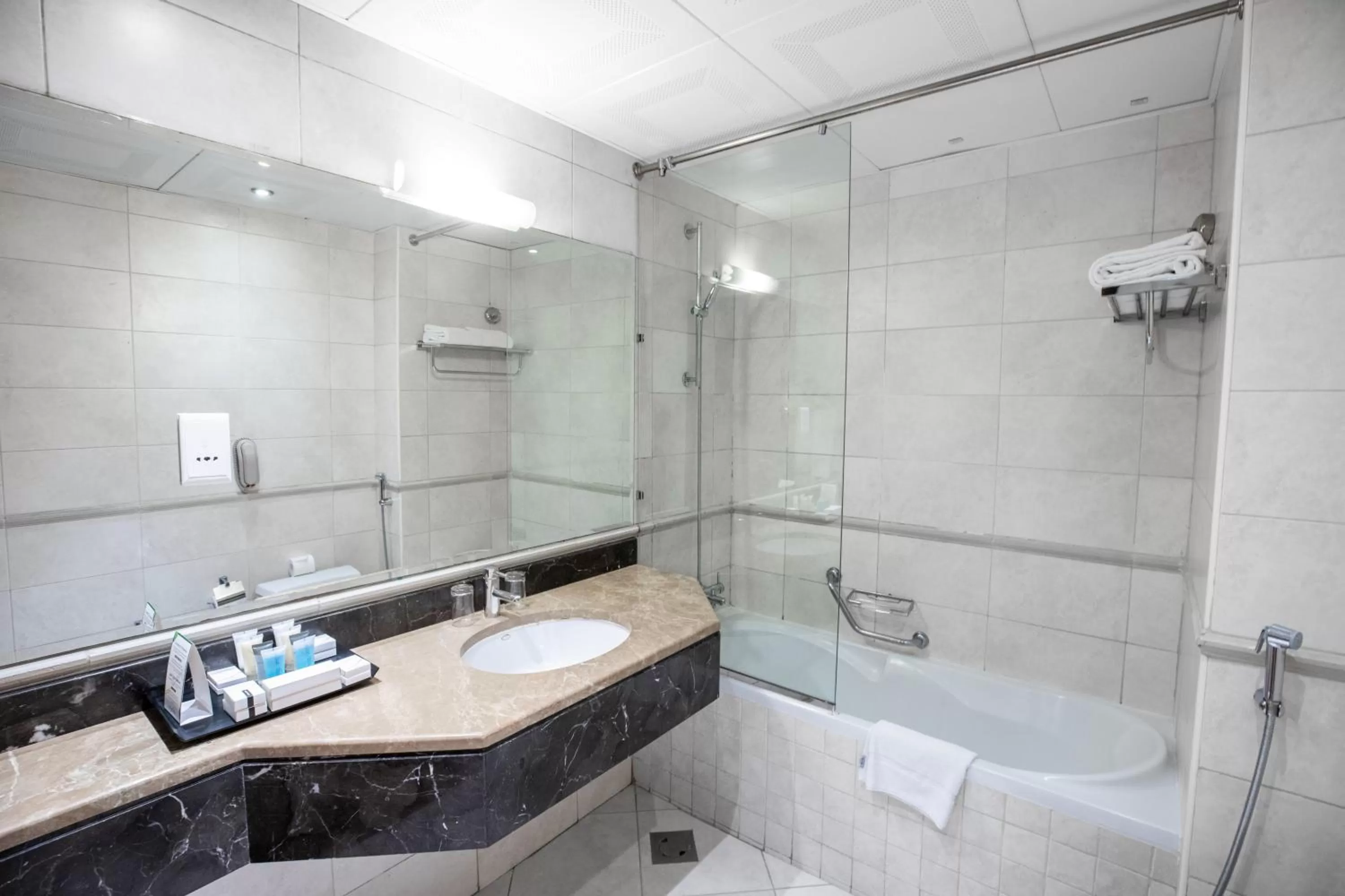 Bathroom in City Premiere Hotel Apartments - Dubai