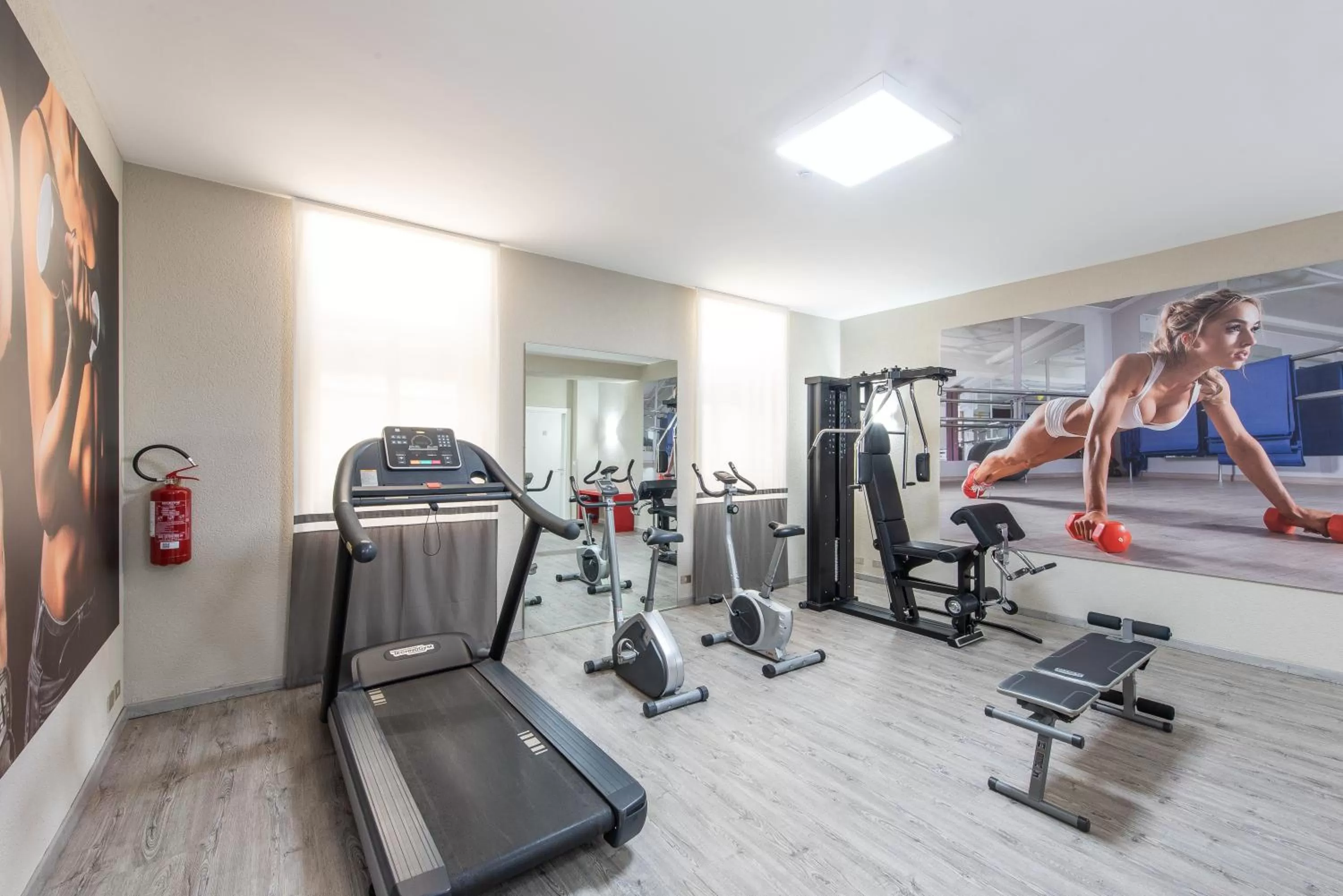Fitness centre/facilities in Hotel Gran Torino
