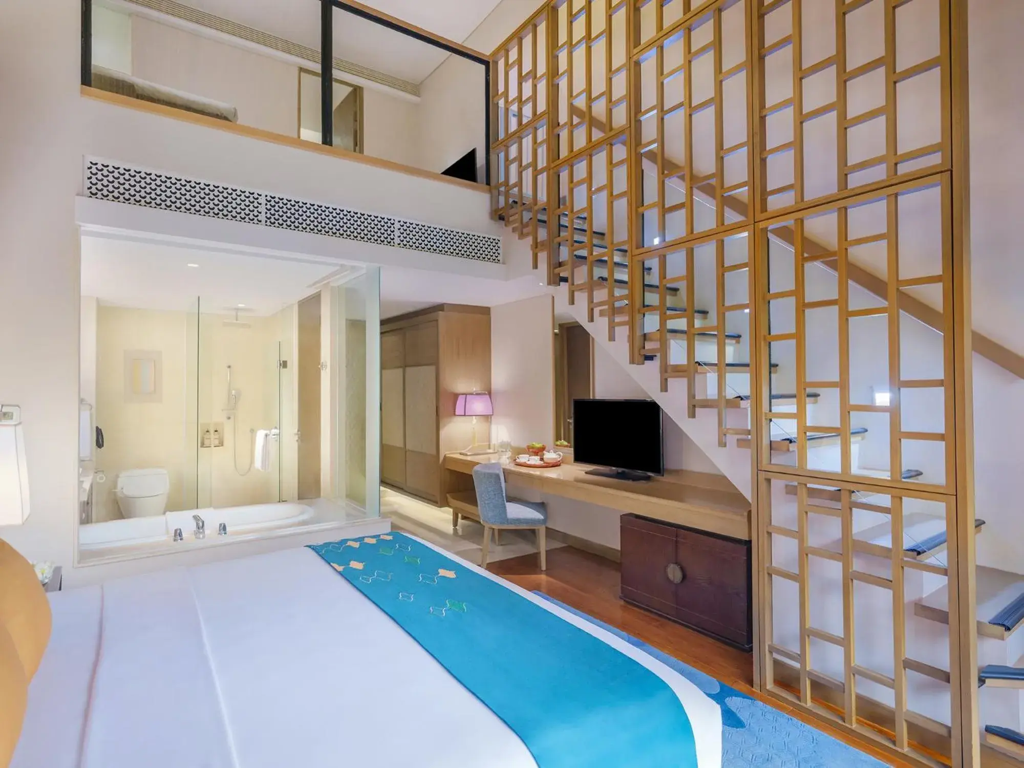 Bed, Swimming Pool in Mövenpick Resort & Spa Jimbaran Bali