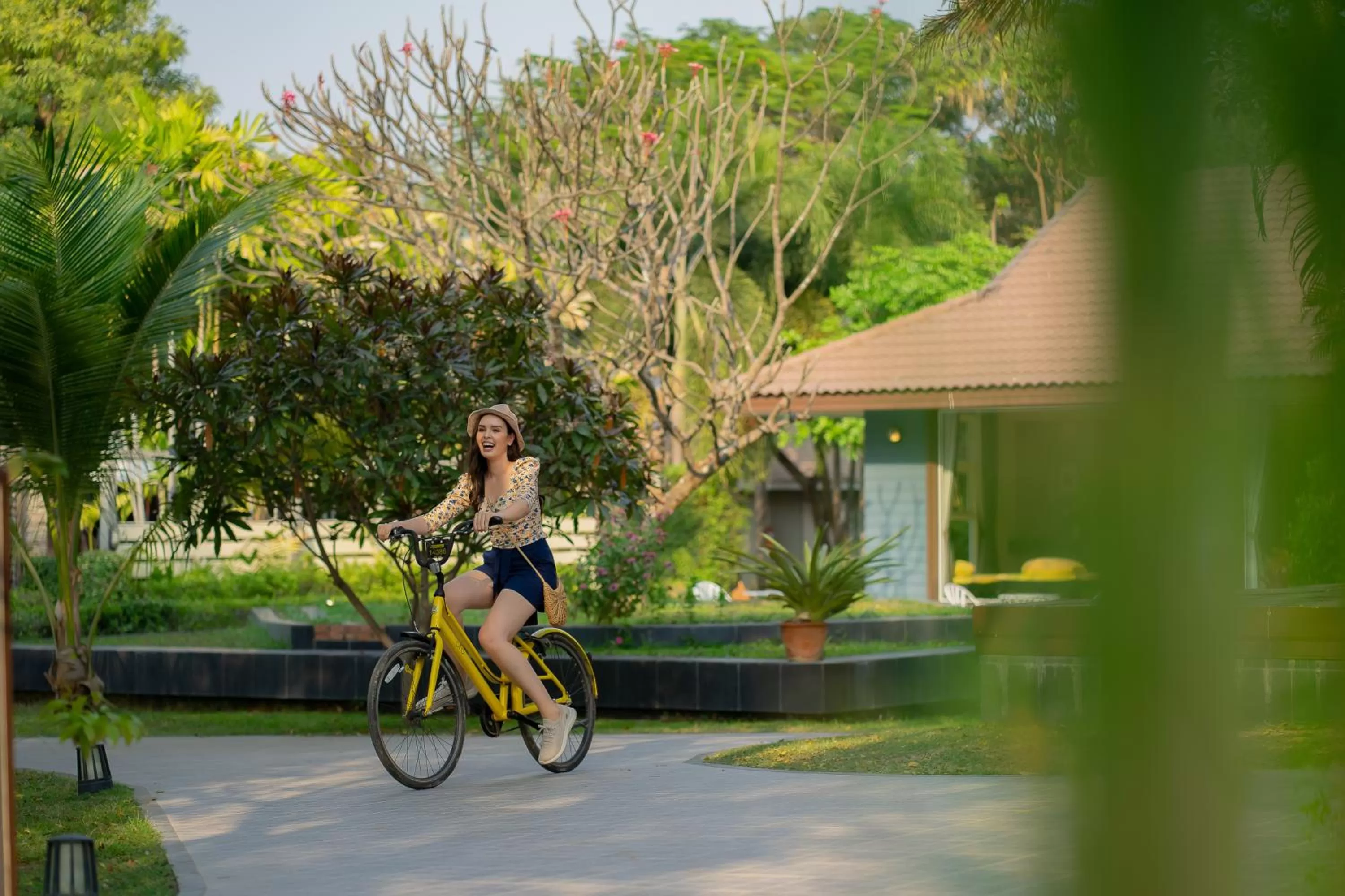 Cycling in Le Charme Sukhothai Historical Park