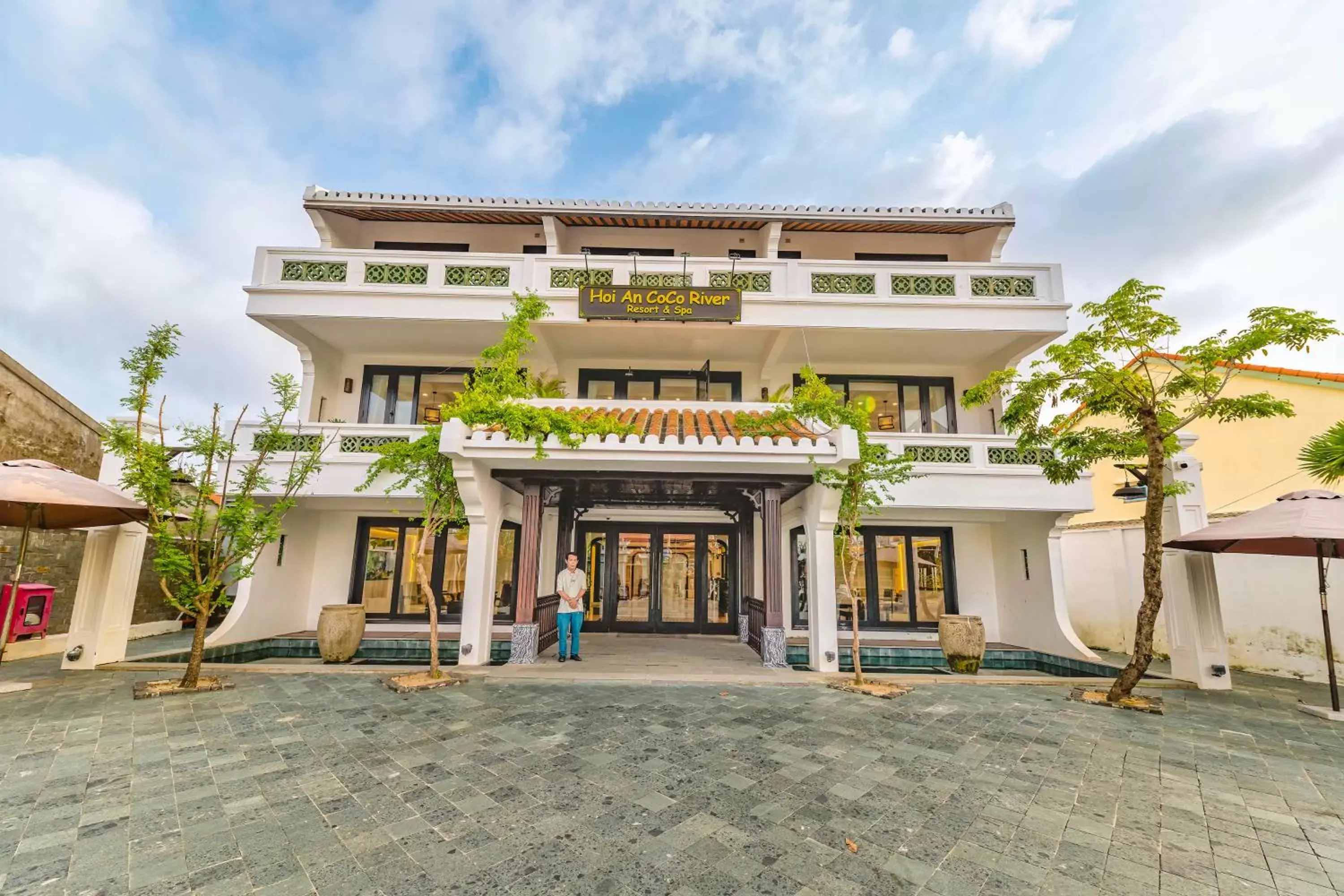 Property Building in Hoi An Coco River Resort & Spa