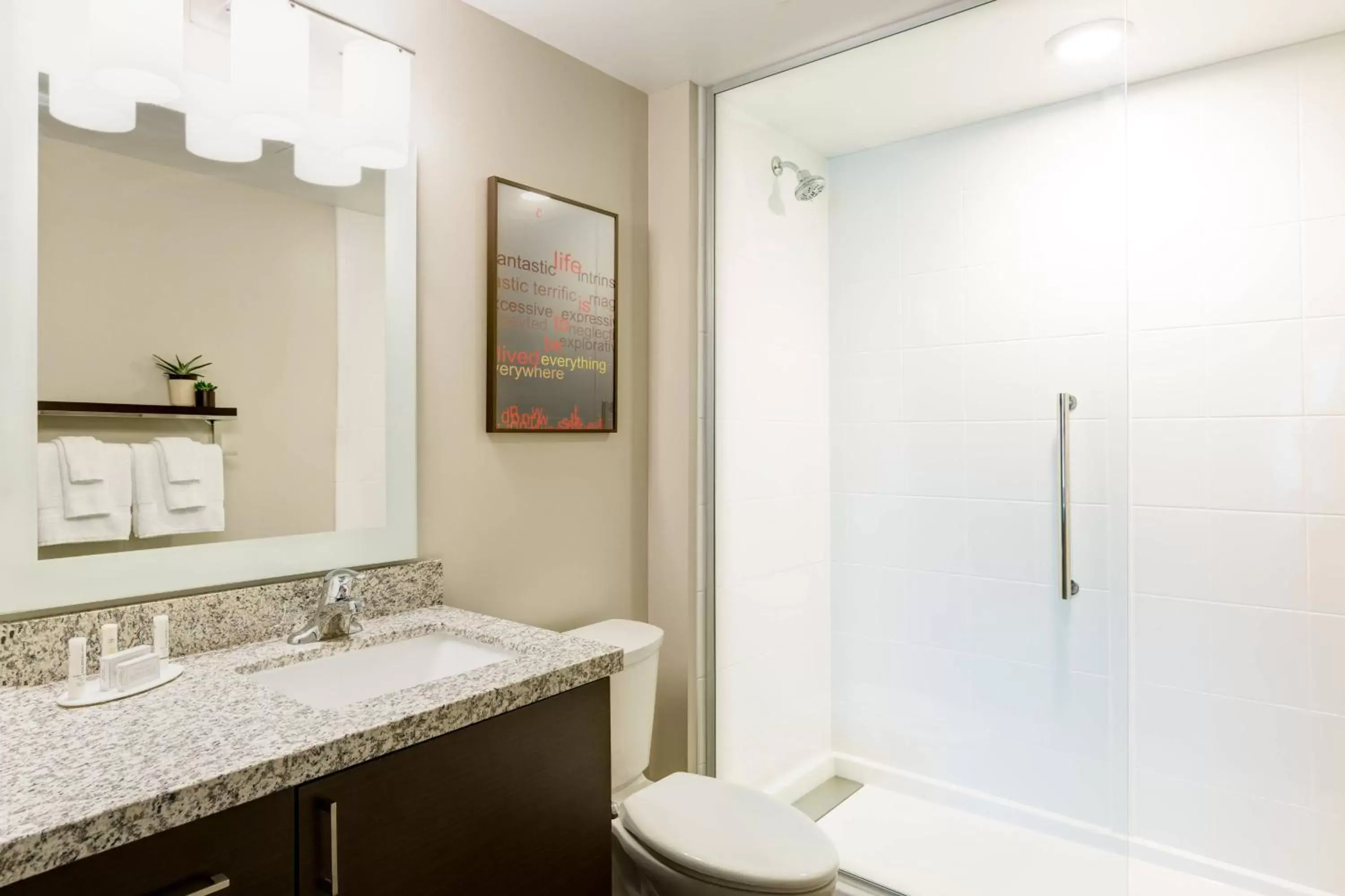 Bathroom in TownePlace Suites by Marriott Memphis Southaven