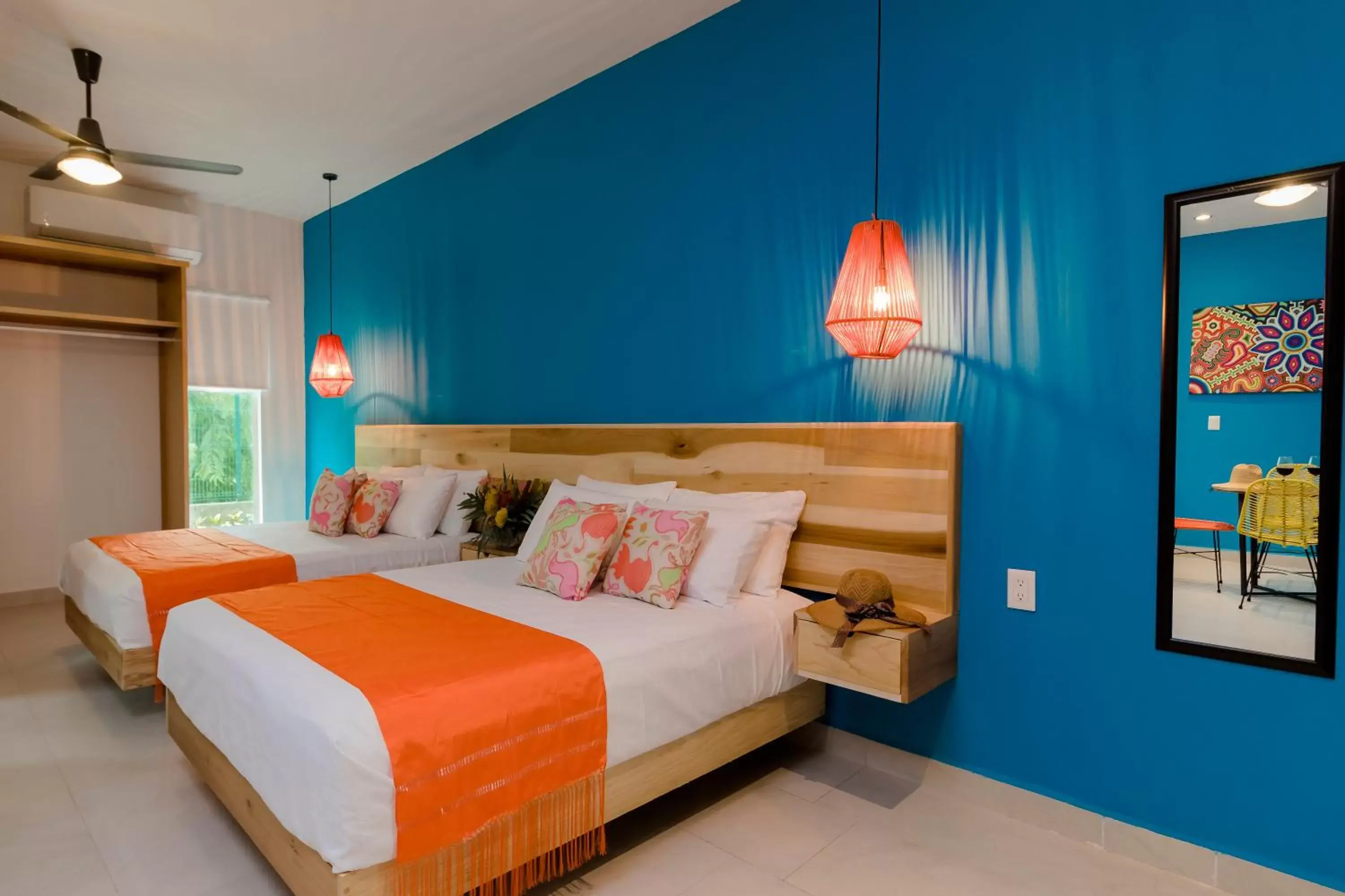 Bed in Riviera Sayulita Hotel