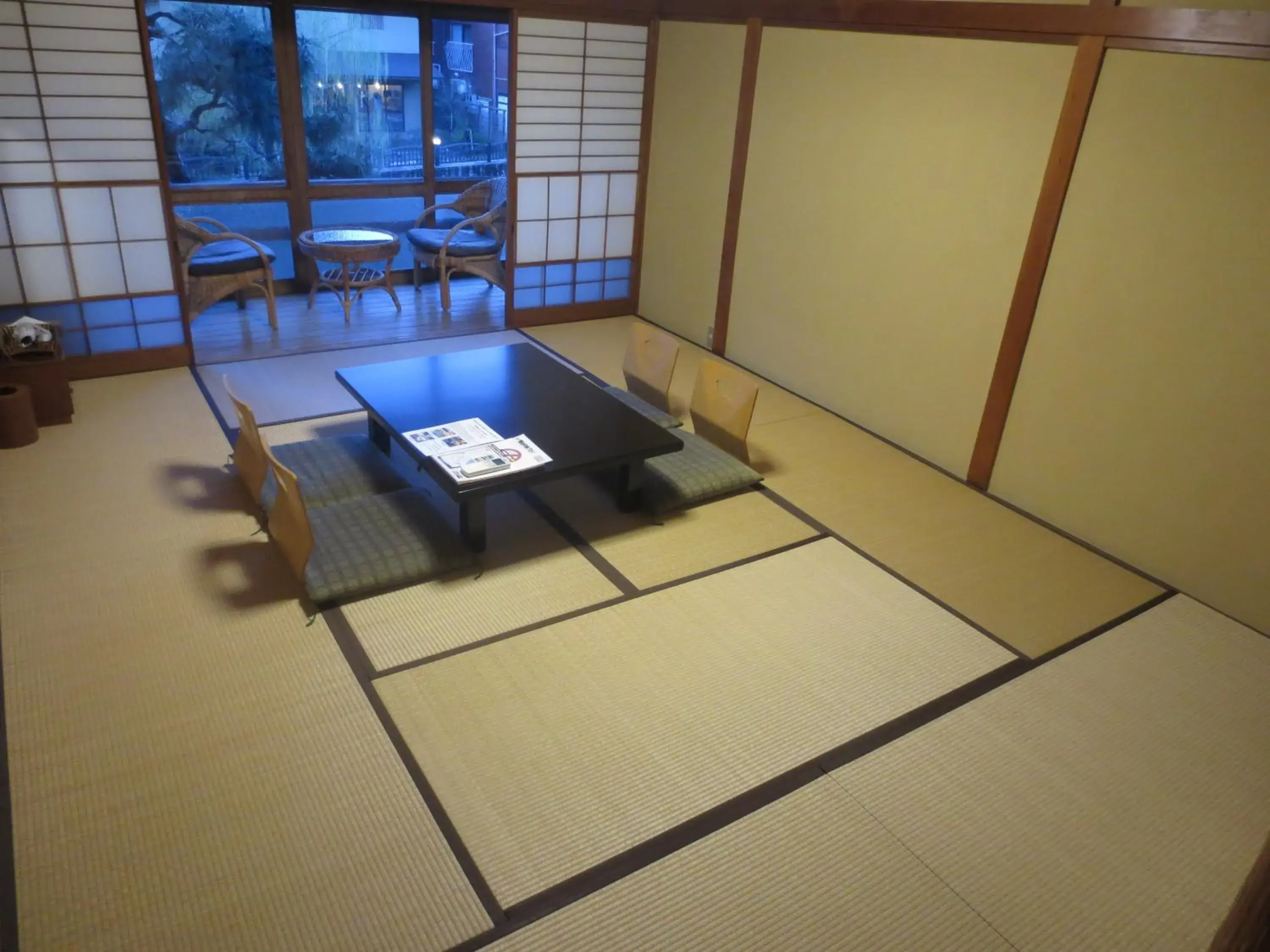 Balcony/Terrace in K's House Ito Onsen - Historical Ryokan Hostel