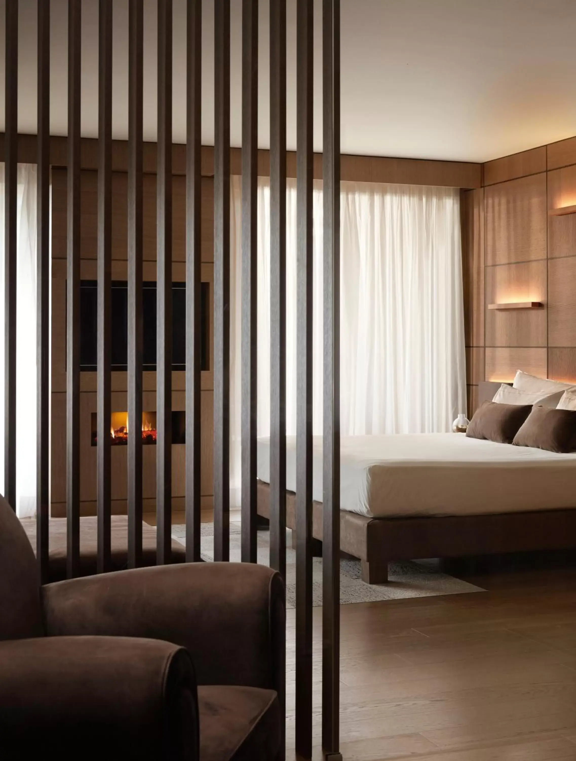 Bedroom in Lefay Resort & SPA Dolomiti