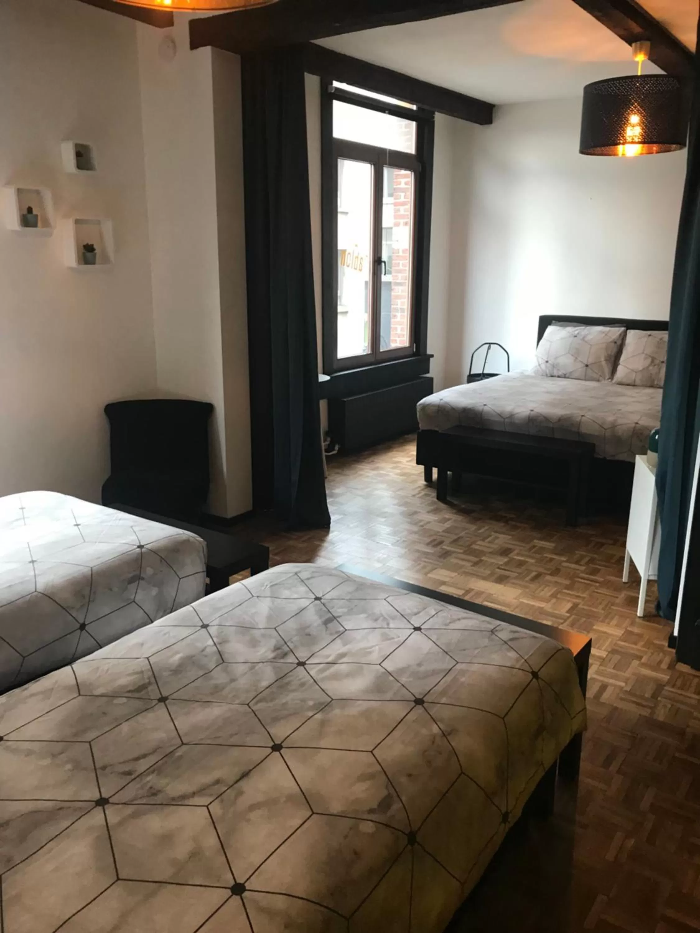 Bed in B&B Sablon Antwerp