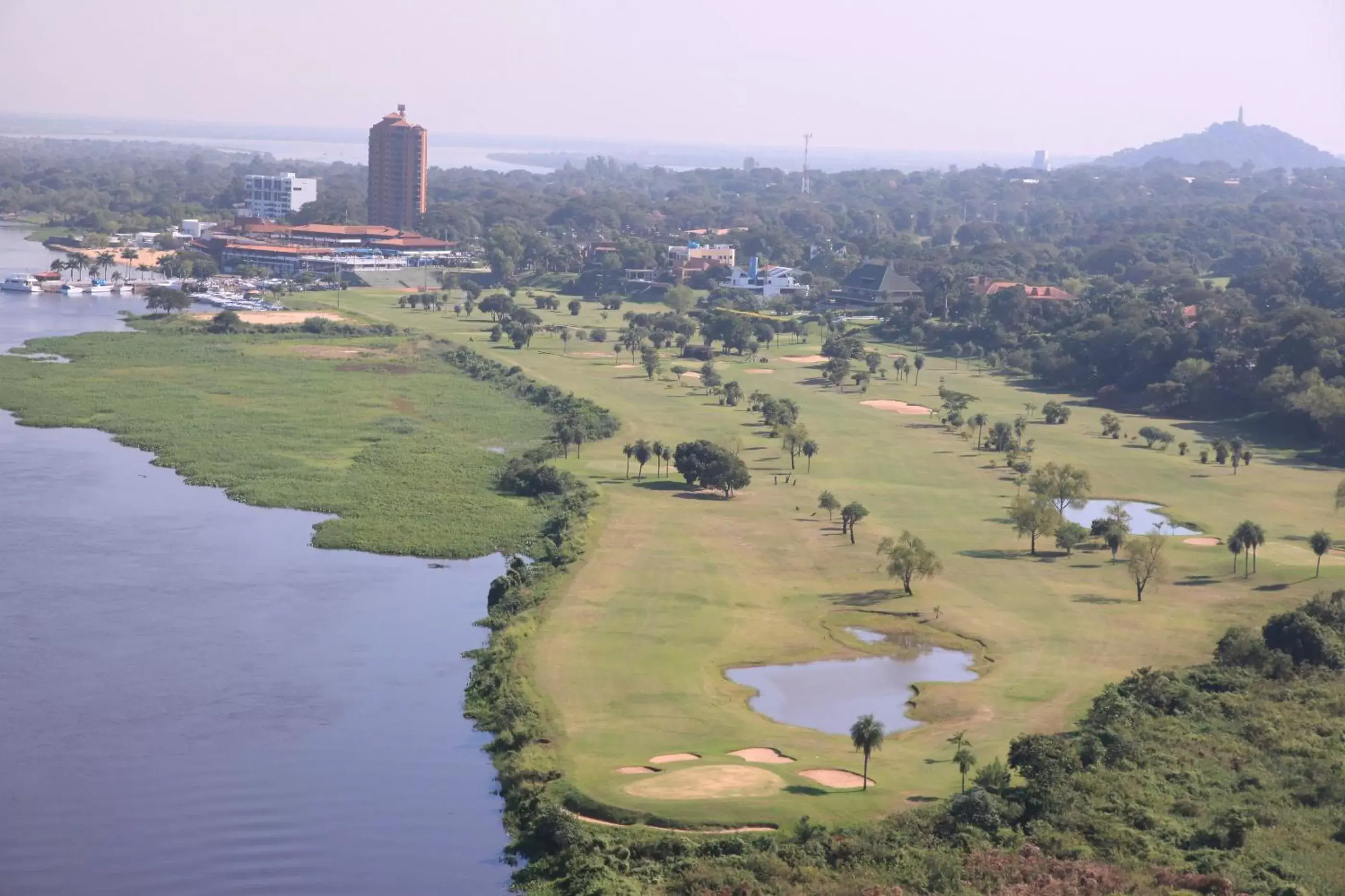 Bird's eye view, Bird's-eye View in Resort Yacht Y Golf Club Paraguayo