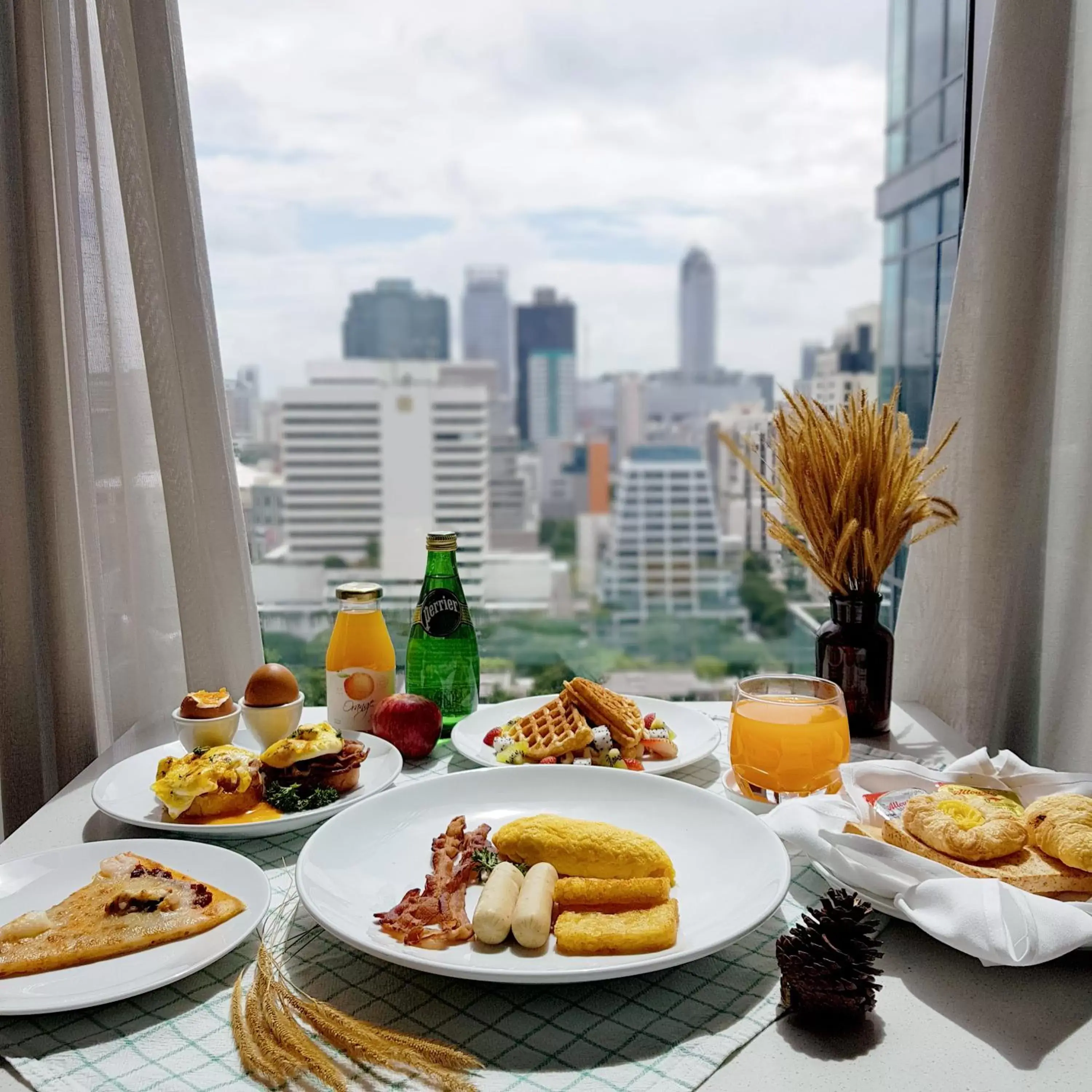 Food close-up, Breakfast in Sivatel Bangkok Hotel
