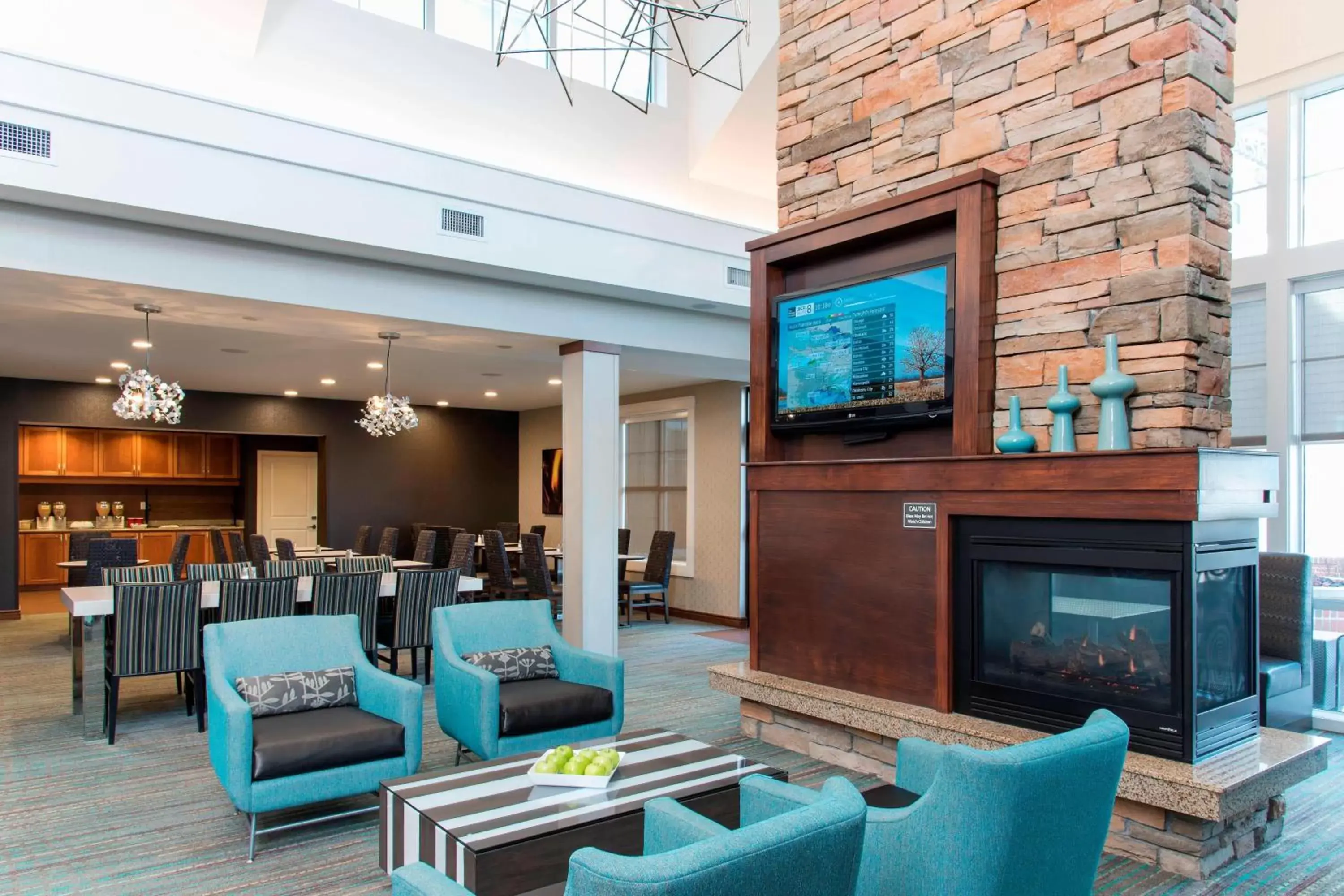 Lobby or reception, Restaurant/Places to Eat in Residence Inn Moline Quad Cities