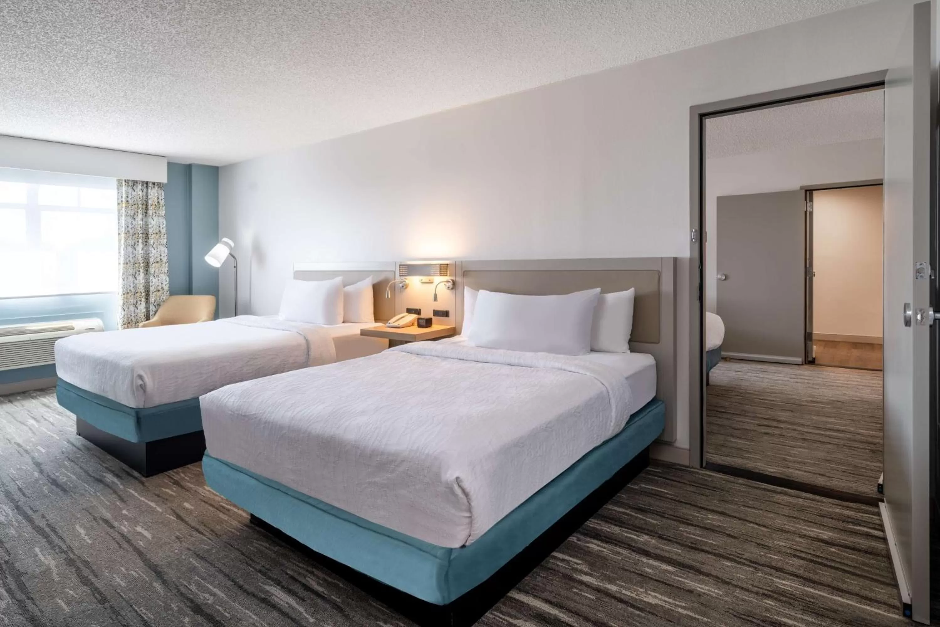 Bed in Hilton Garden Inn Jacksonville Ponte Vedra Sawgrass