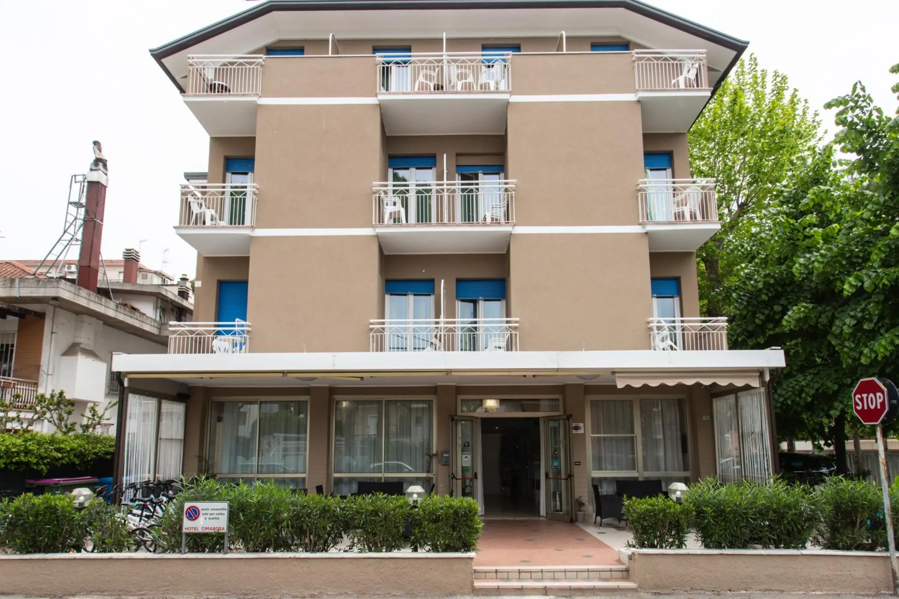 Facade/entrance, Property Building in Hotel Cimarosa