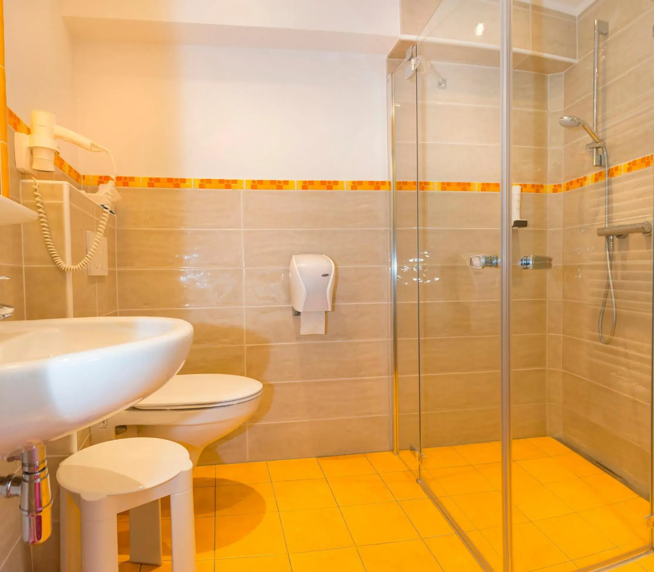 Shower, Bathroom in Hotel Schneeberger Superior