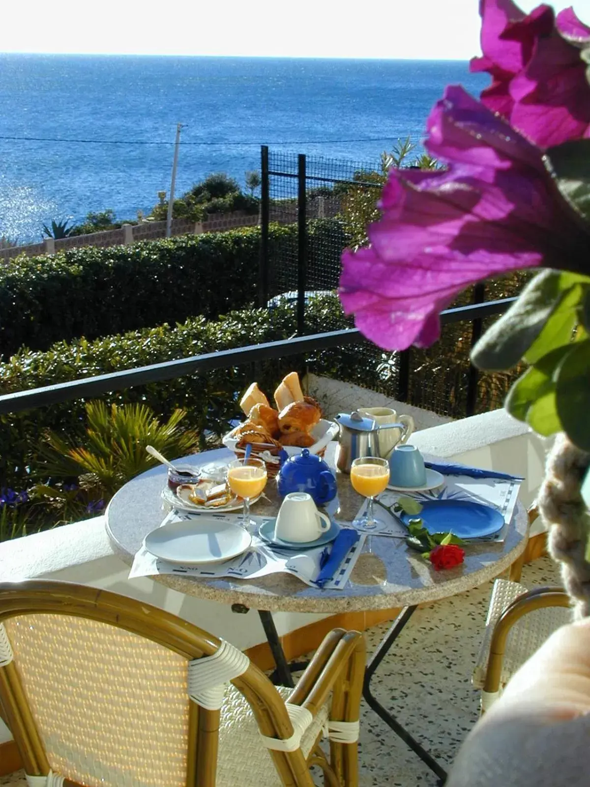 Breakfast in "Cap Riviera" Hotel & Restaurant Saint Aygulf