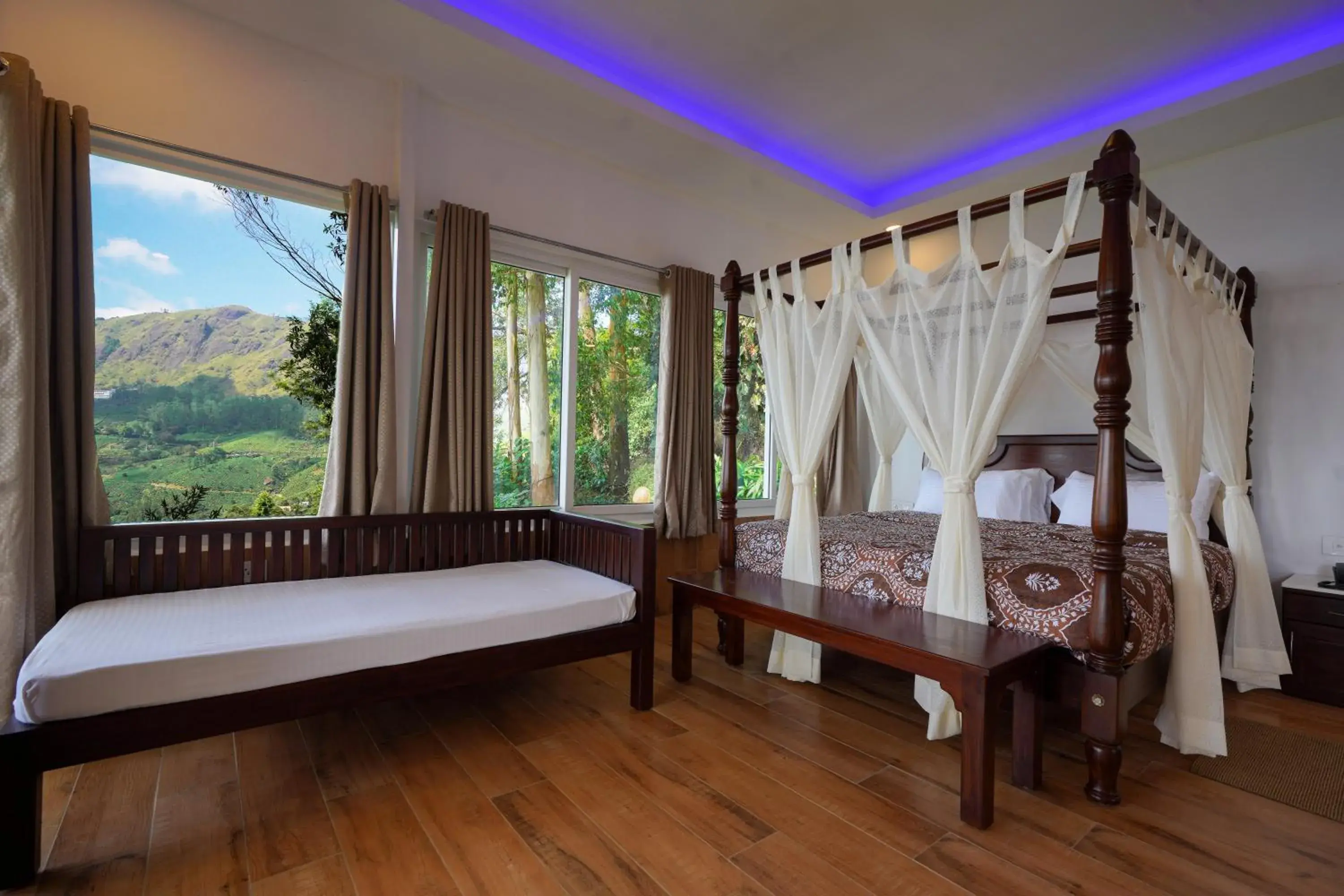 Bed in Tea Valley Resort