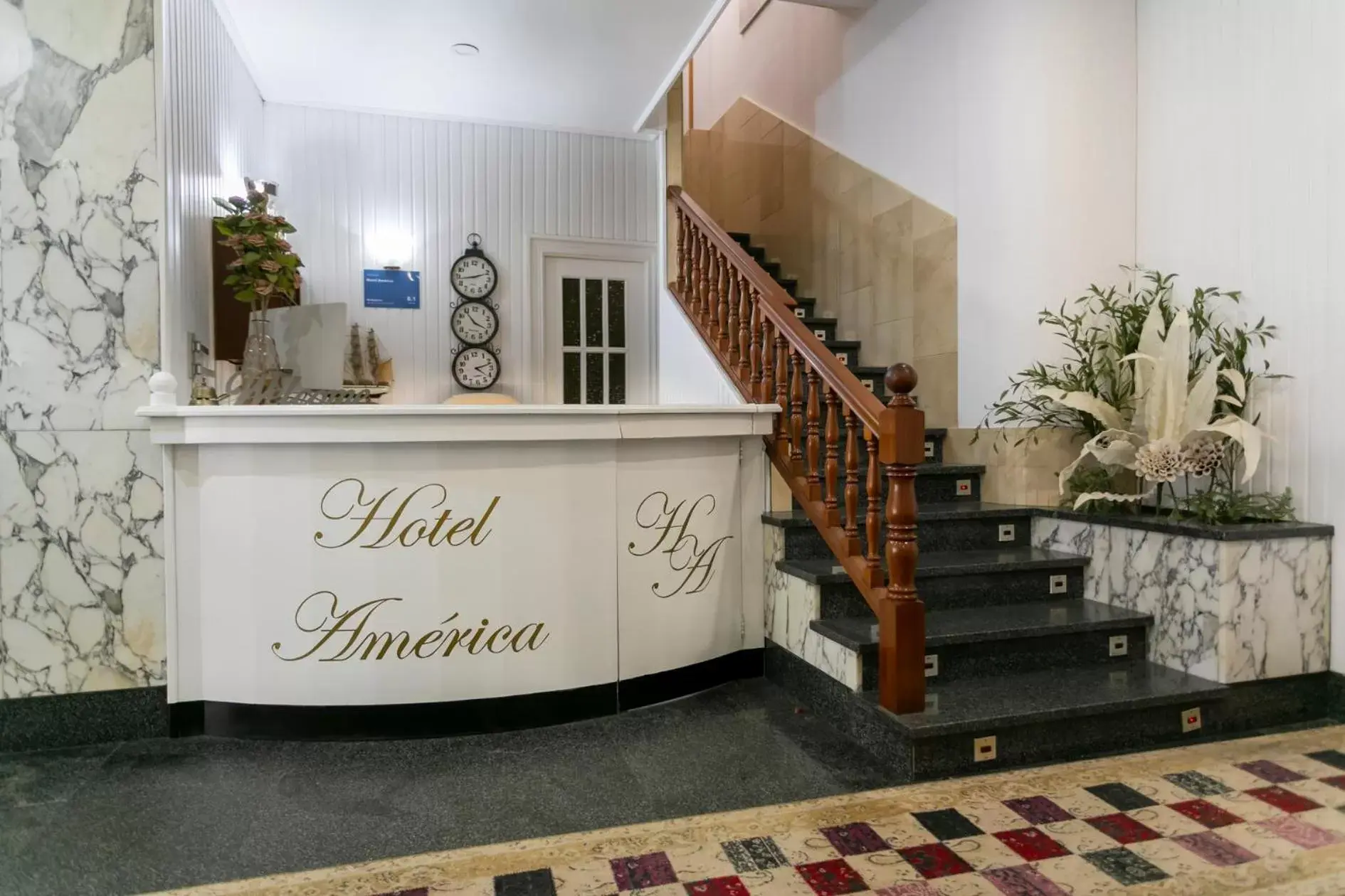Lobby or reception, Lobby/Reception in Hotel América Ferrol