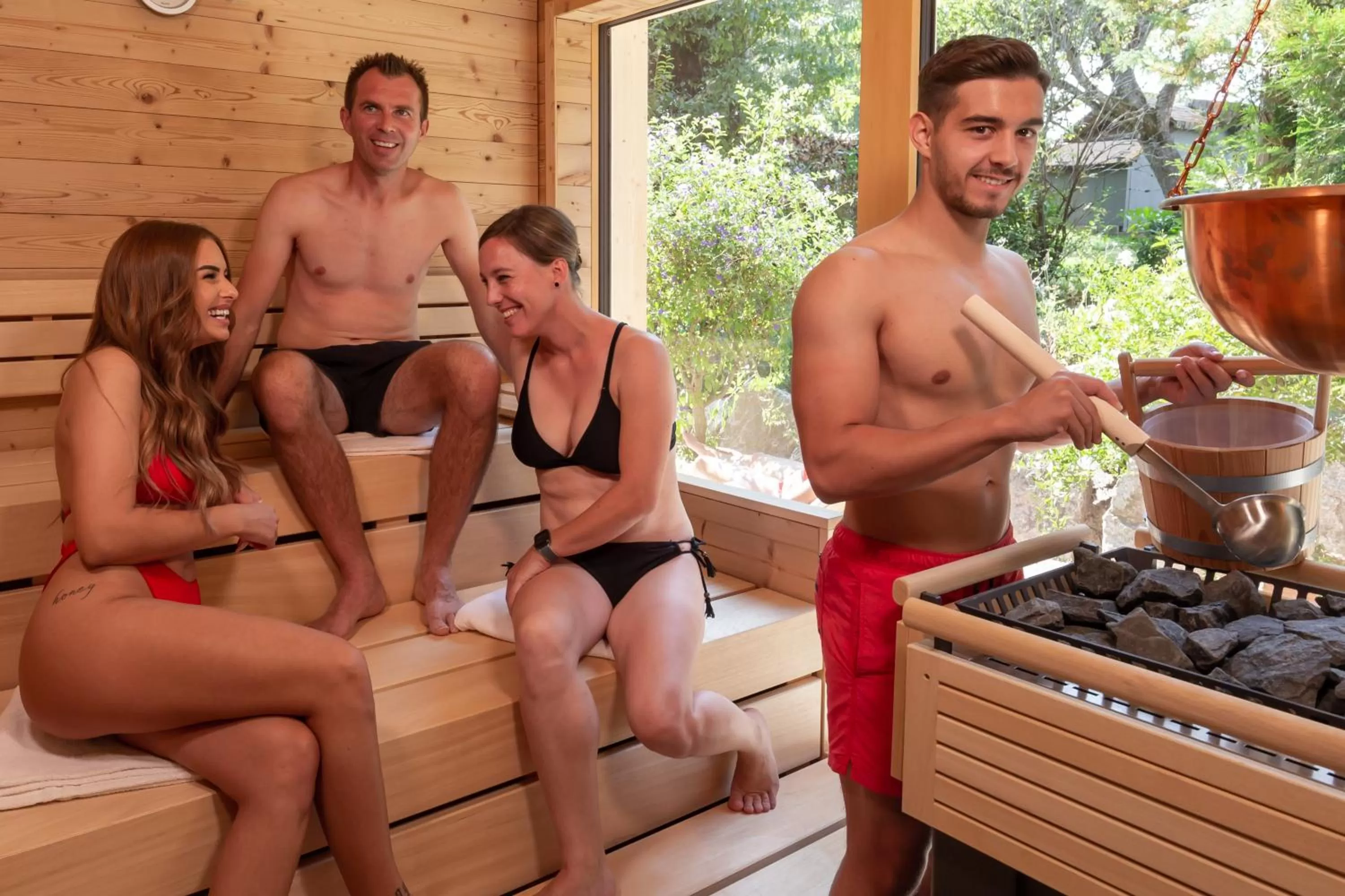 Sauna in Wellnesshotel Sonnenhof & Sonnhalde