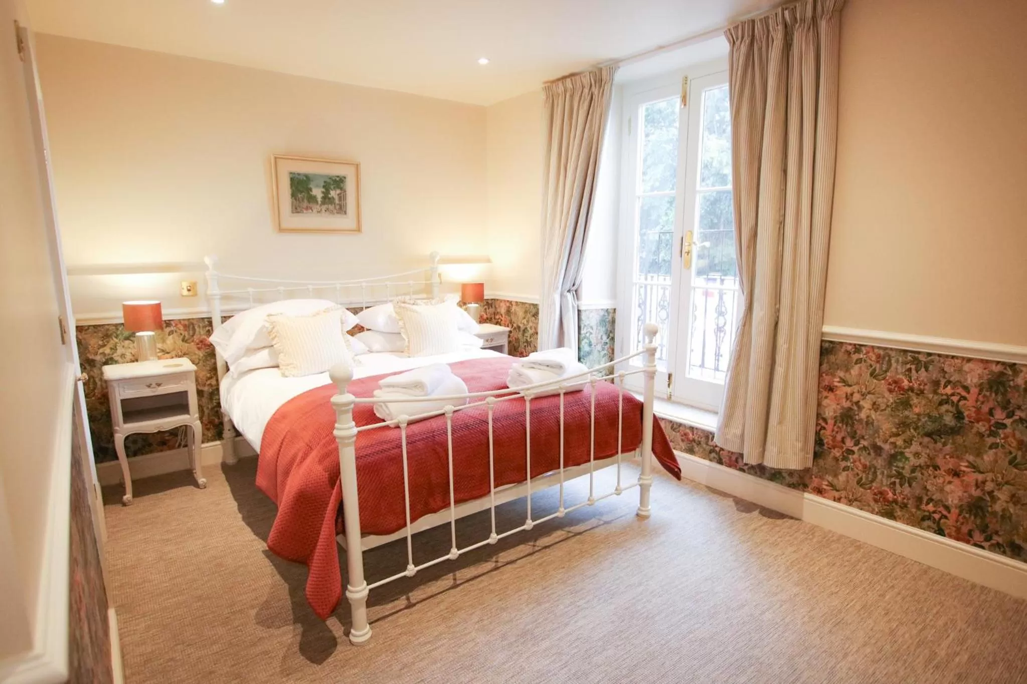 Bed in Fleur de Lys Bampton