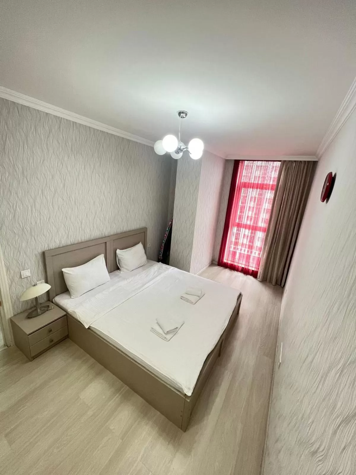 Bed in Holiday Lux Sea Towers Batumi
