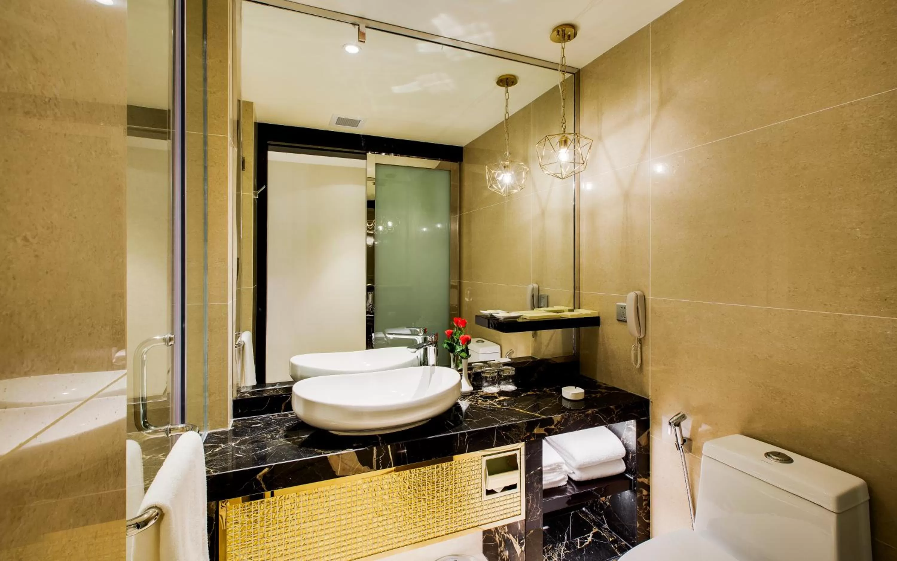 Bathroom in NagaWorld Hotel & Entertainment Complex