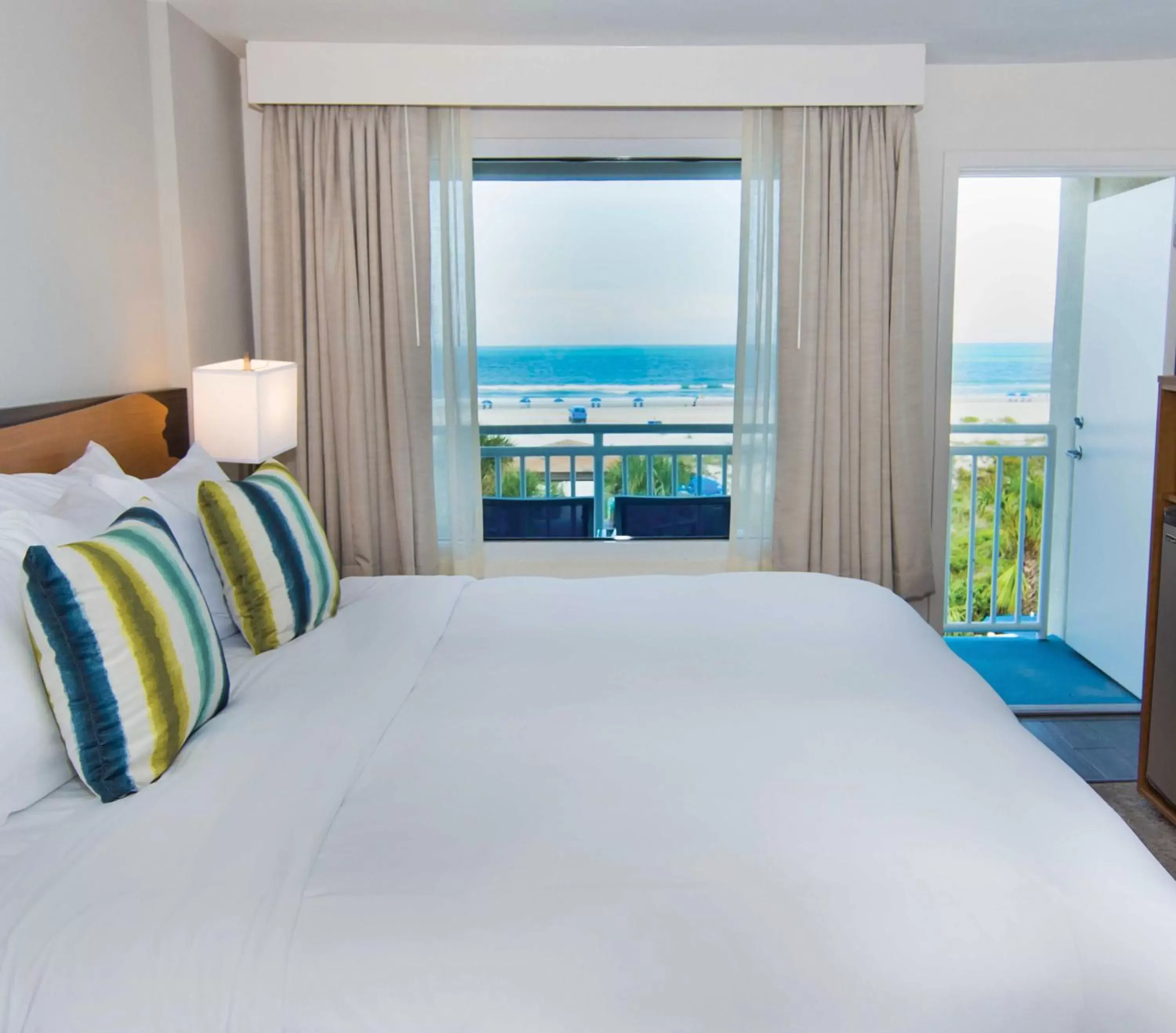 Bed in Guy Harvey Resort on Saint Augustine Beach