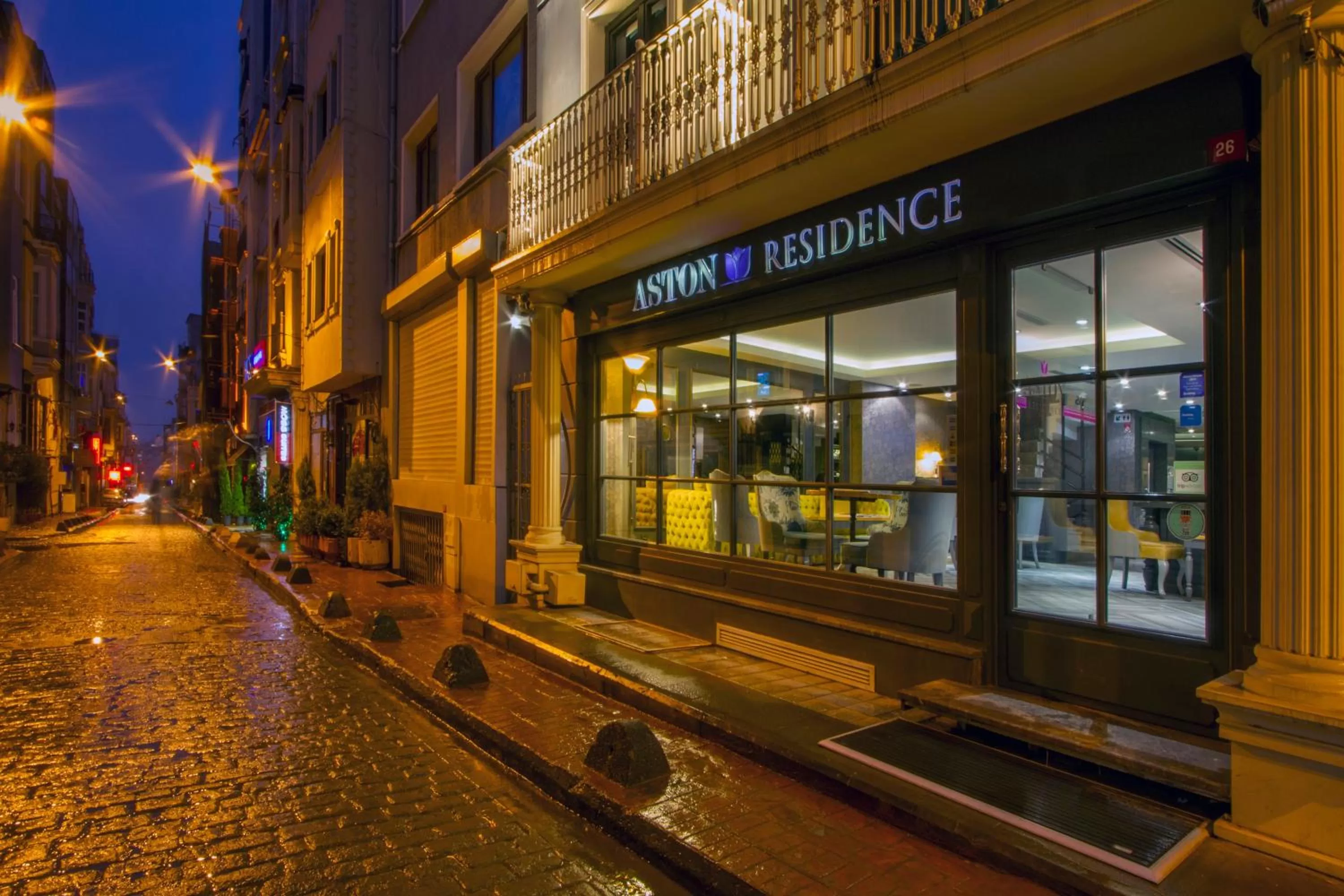 Street view in Aston Hotel Taksim