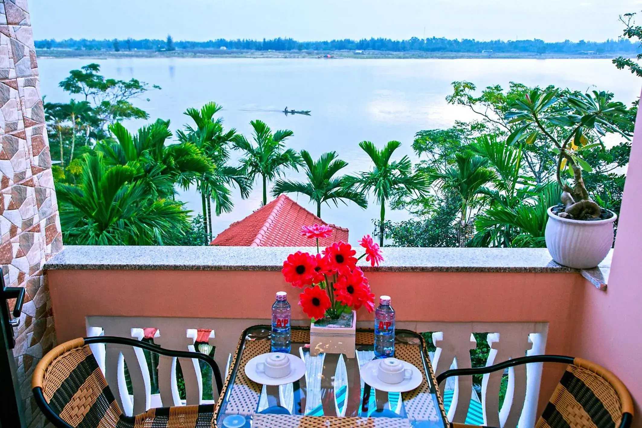 Balcony/Terrace in Thu Bon Riverside Homestay