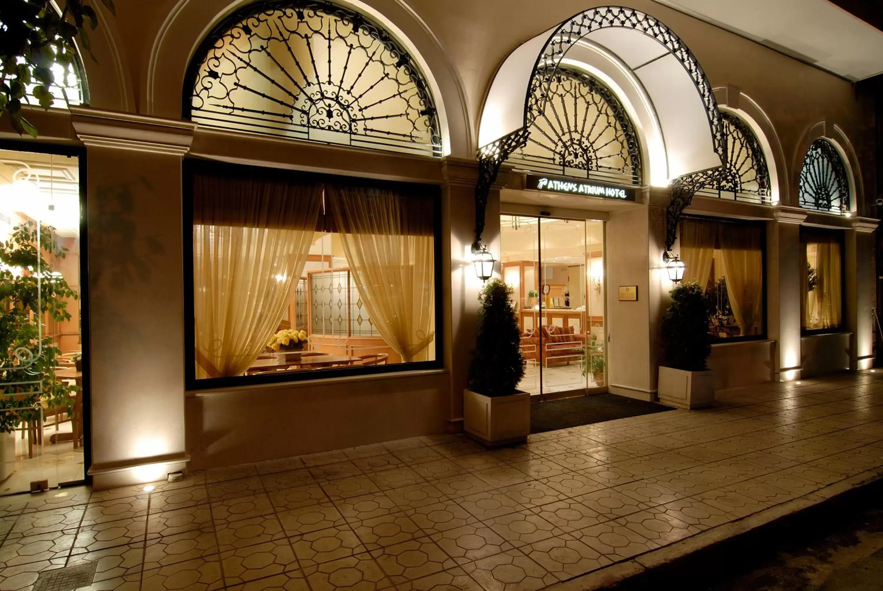 Facade/entrance in Athens Atrium Hotel & Jacuzzi Suites