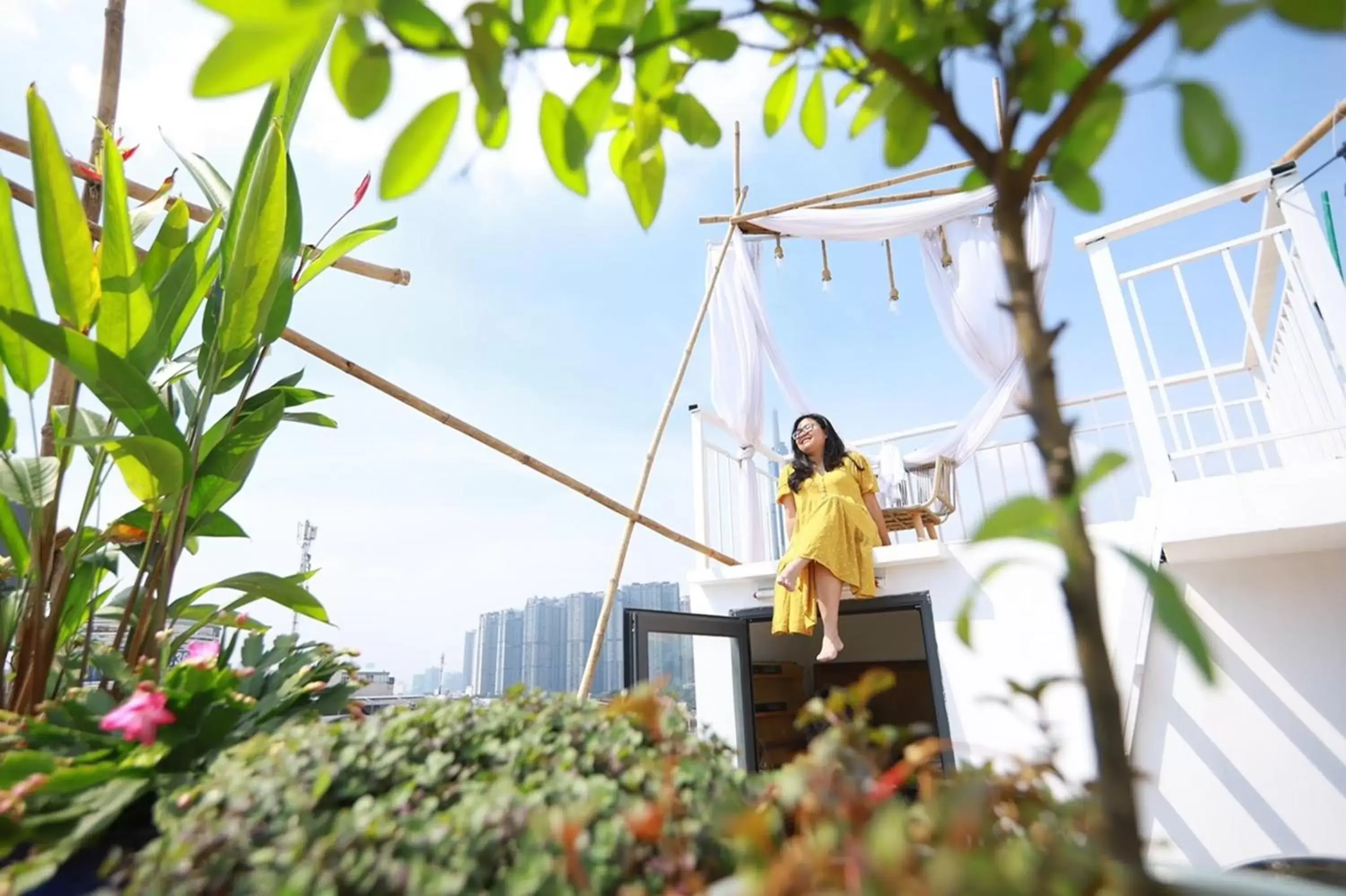 City view in Cherry Apartment - Thao Dien Centre City view in Cherry Apartment - Thao Dien Centre