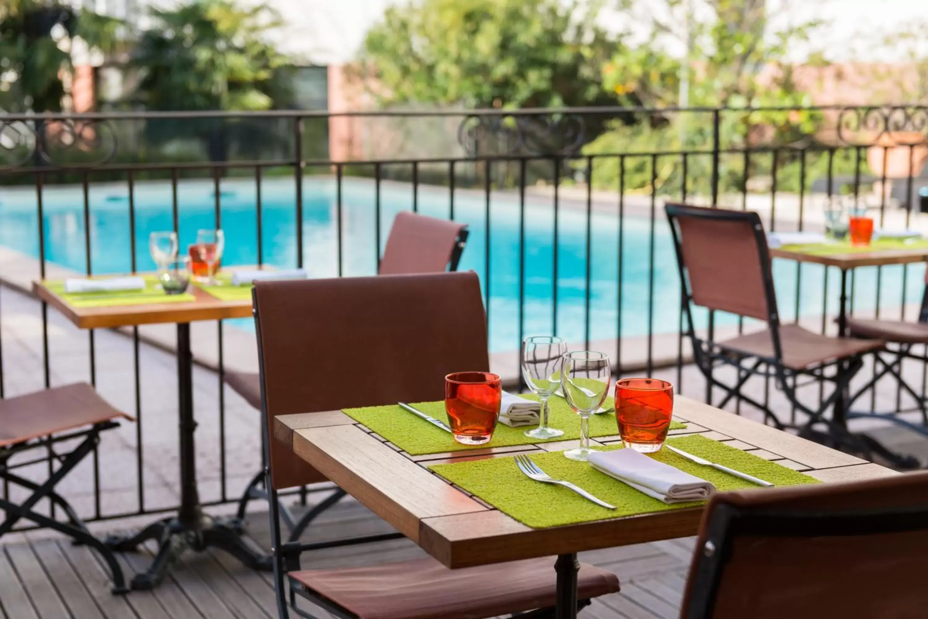 Patio, Swimming Pool in Best Western Le Galice Centre Ville