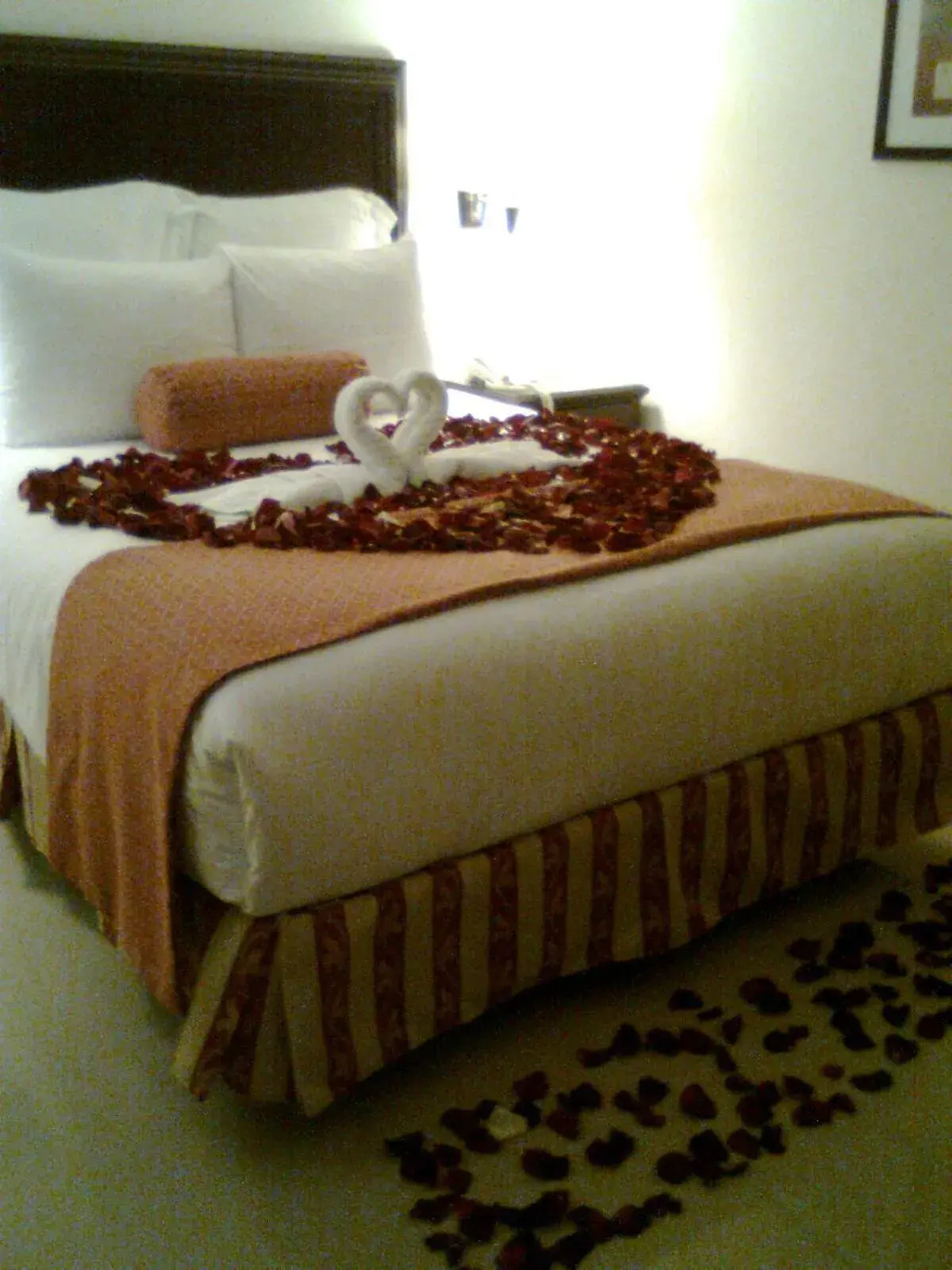 Bed in Hotel Lopez Campeche