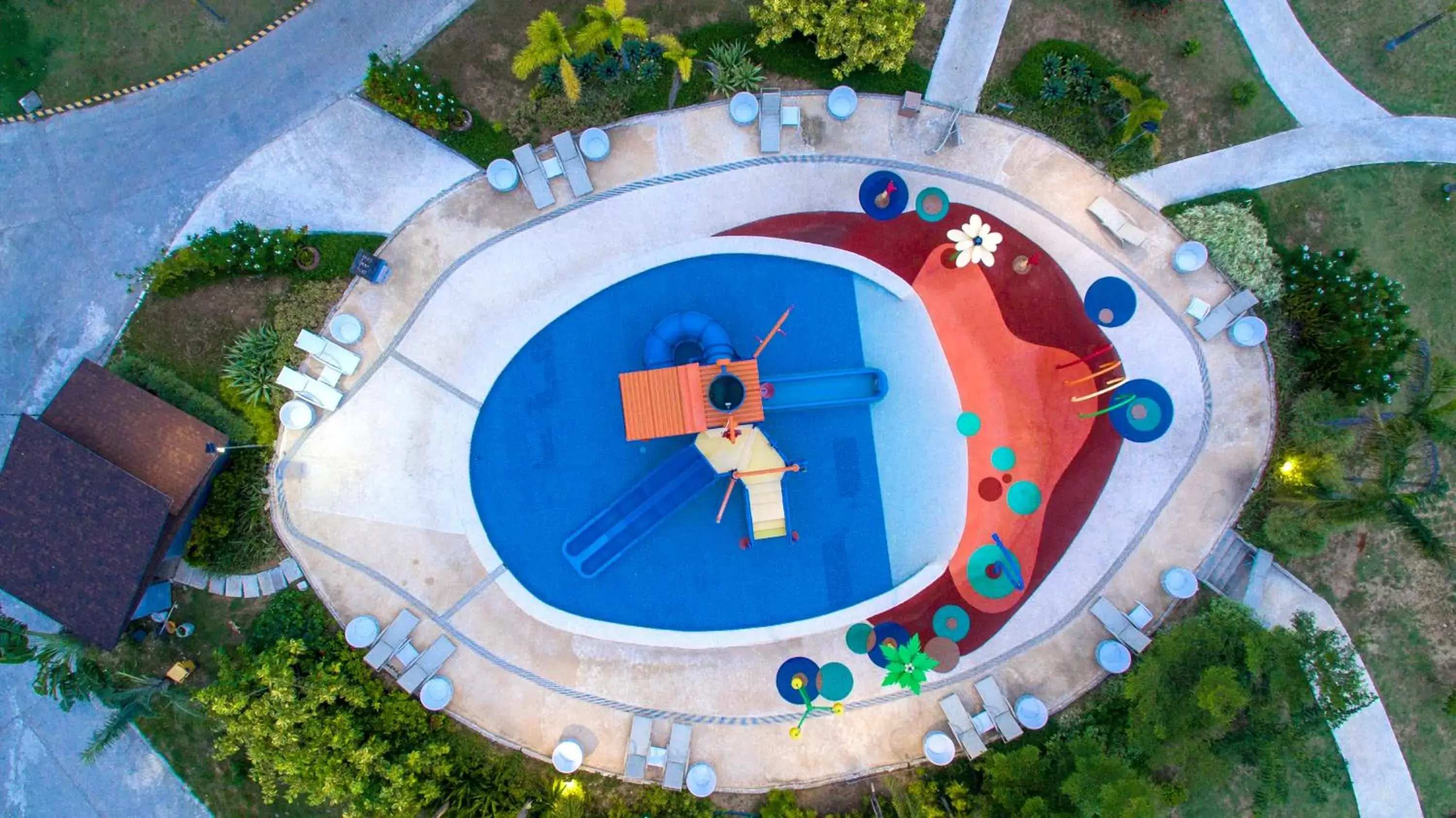 Bird's eye view, Pool View in Solea Mactan Resort