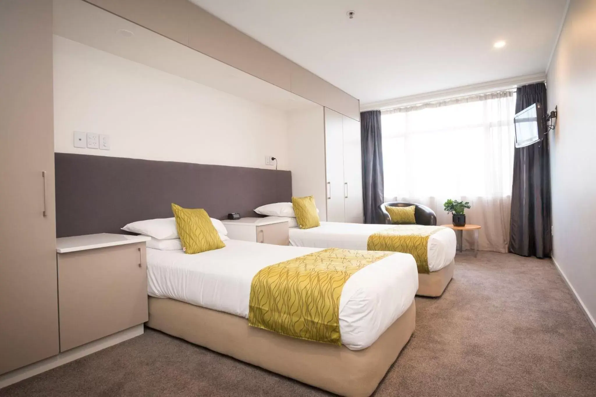 Bed in Quest on Johnston Serviced Apartments Bed in Quest on Johnston Serviced Apartments
