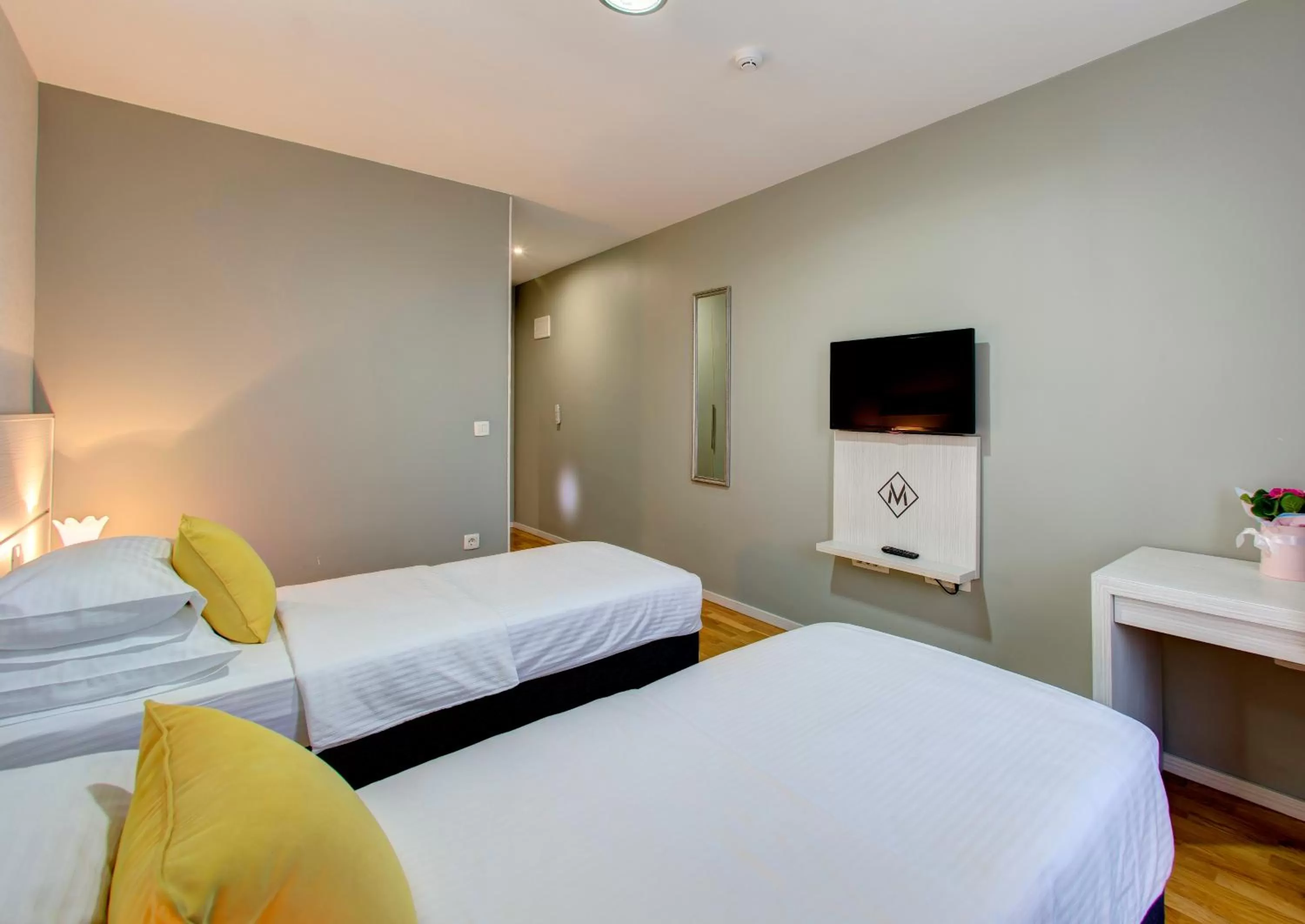 Bed in Hotel Villa Milas