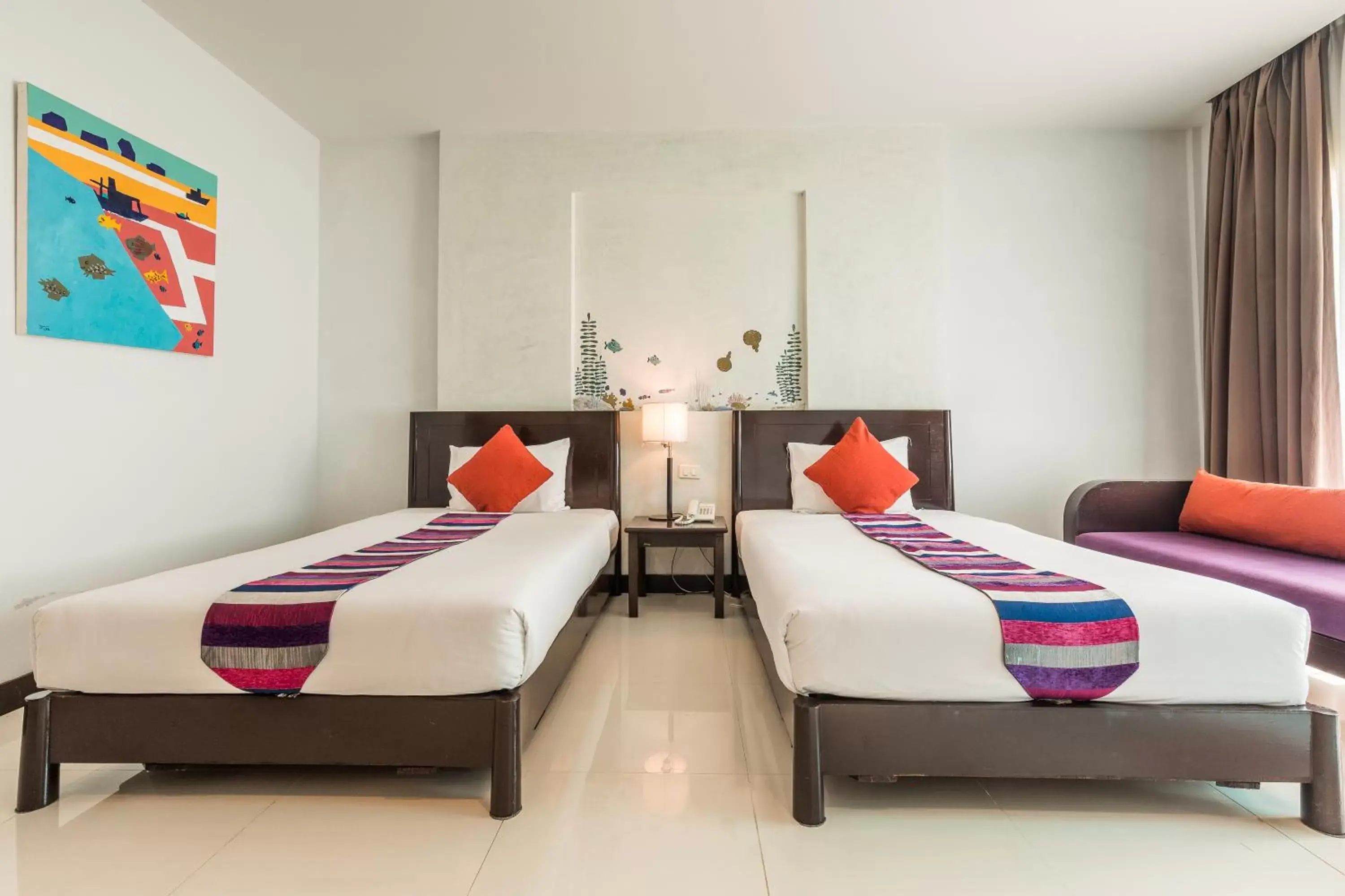Bed in Krabi Aquamarine Resort - SHA Plus