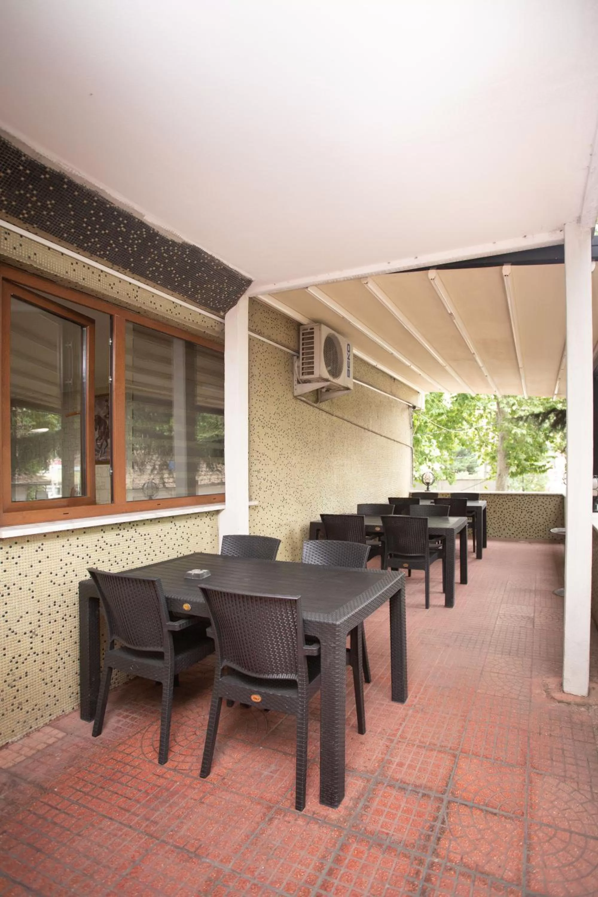 Patio in Türkler Suite Hotel