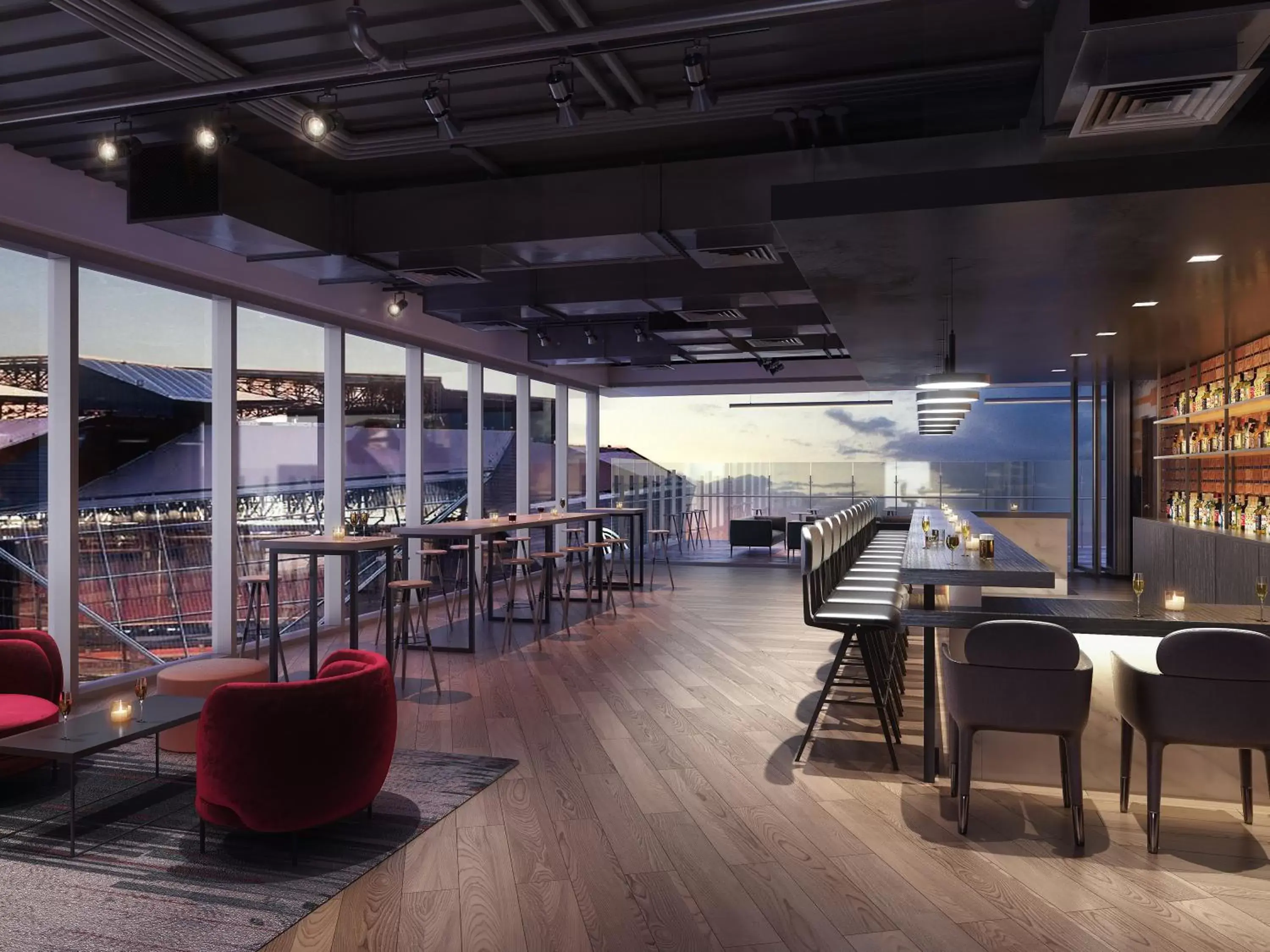 Lounge or bar in Reverb by Hard Rock Atlanta Downtown Lounge or bar in Reverb by Hard Rock Atlanta Downtown