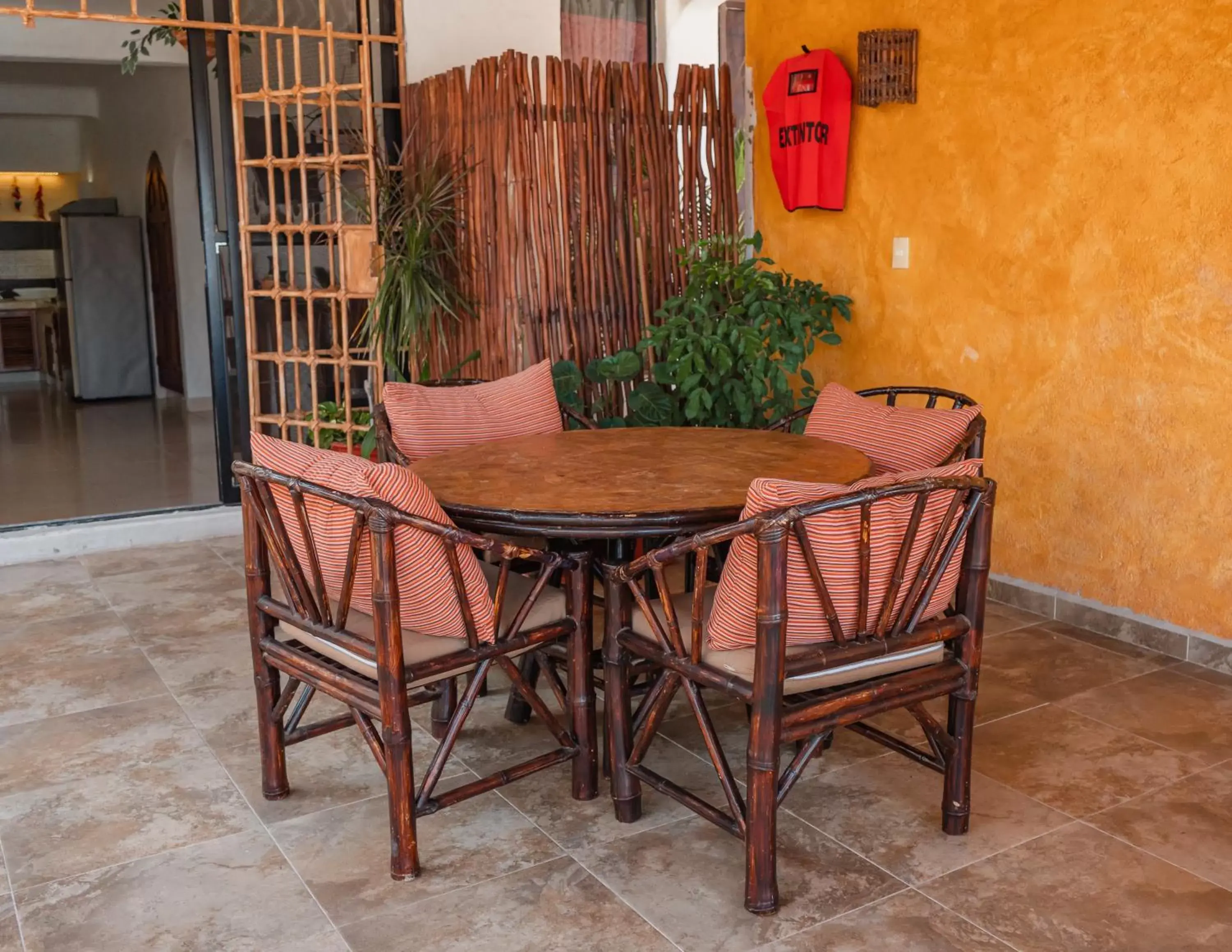 Dining area in Arena Suites