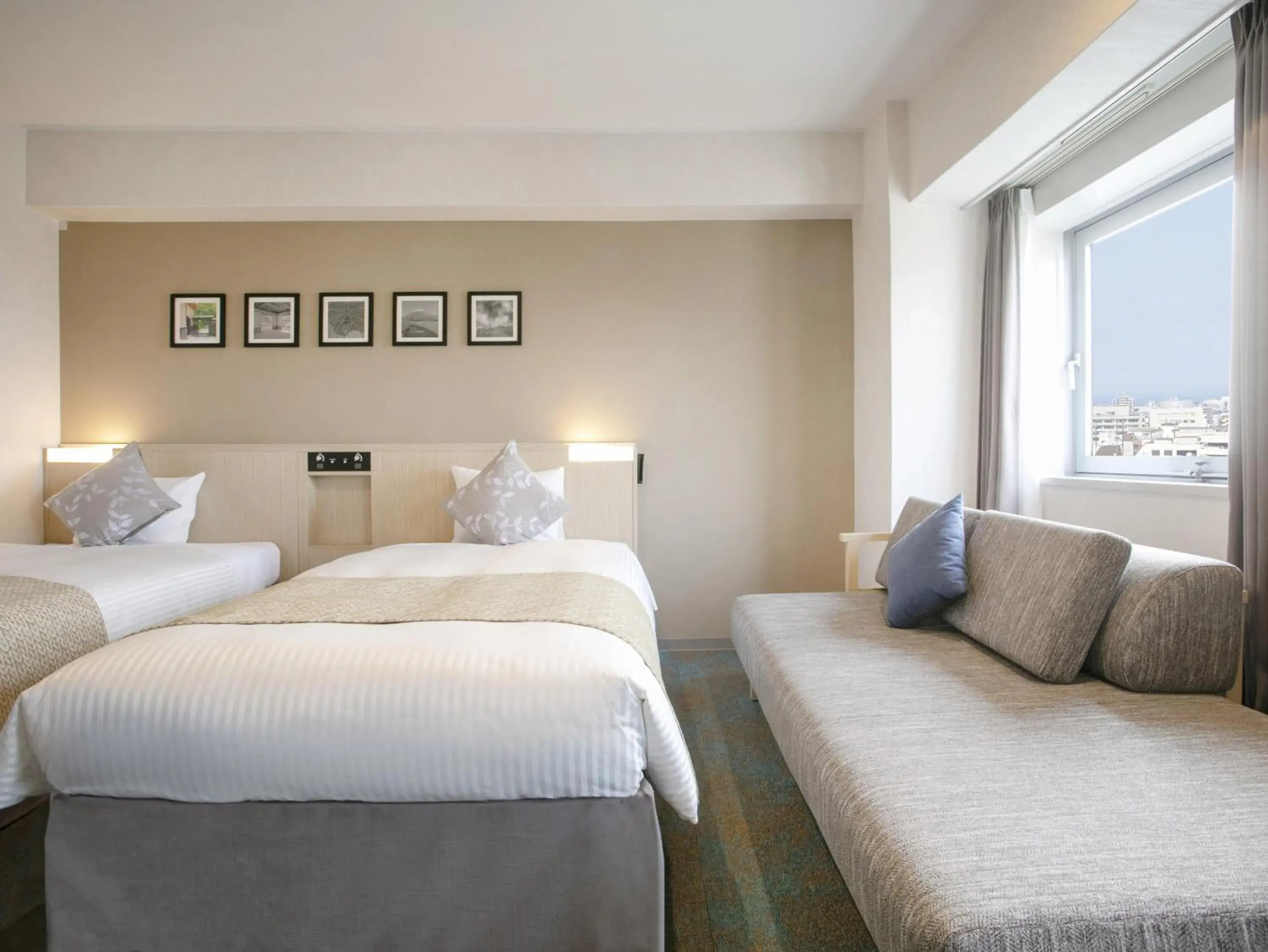 Photo of the whole room, Bed in ART Hotel Oita Photo of the whole room, Bed in ART Hotel Oita