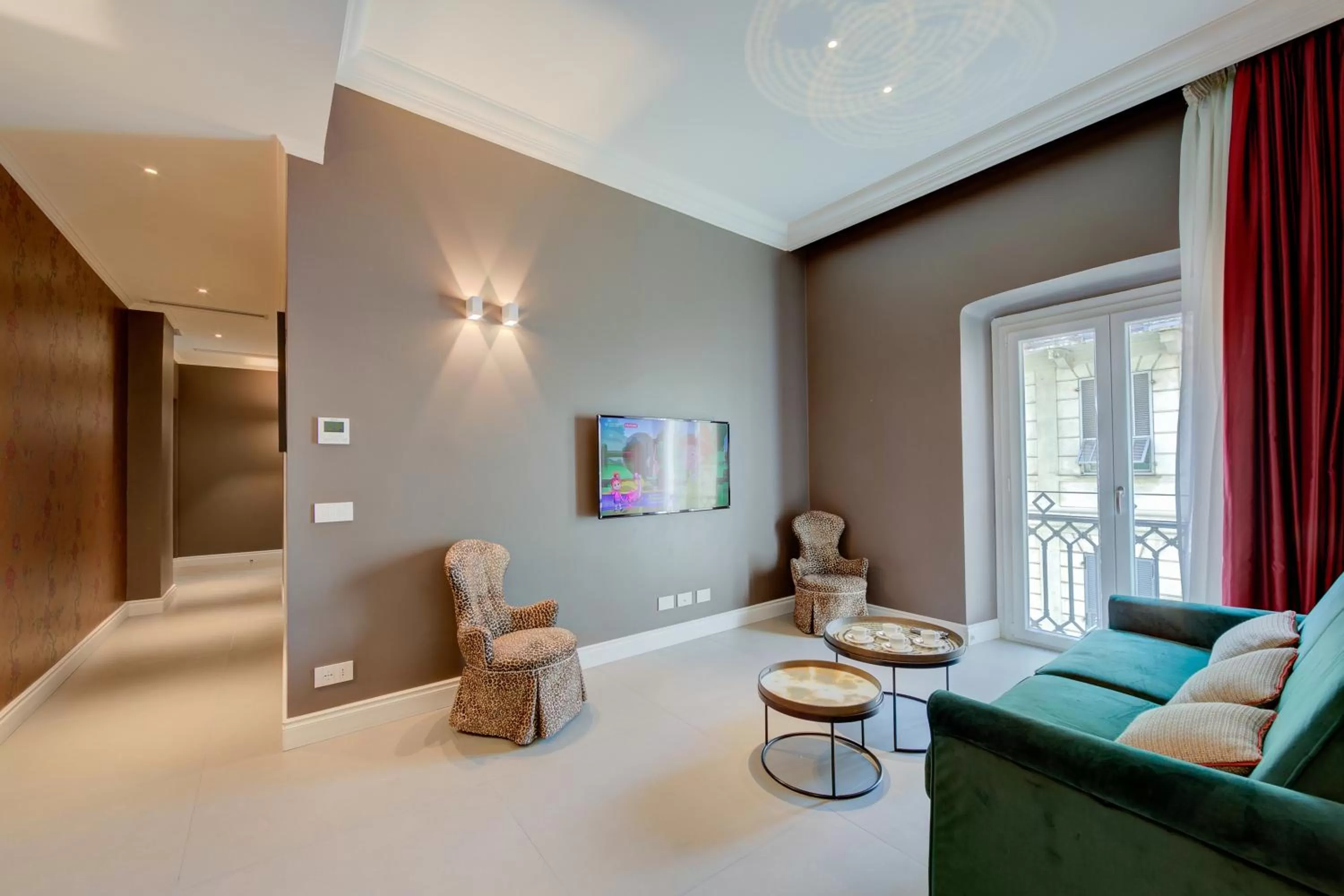 Living room, Seating Area in Boutique Central Apartments- Happy Rentals