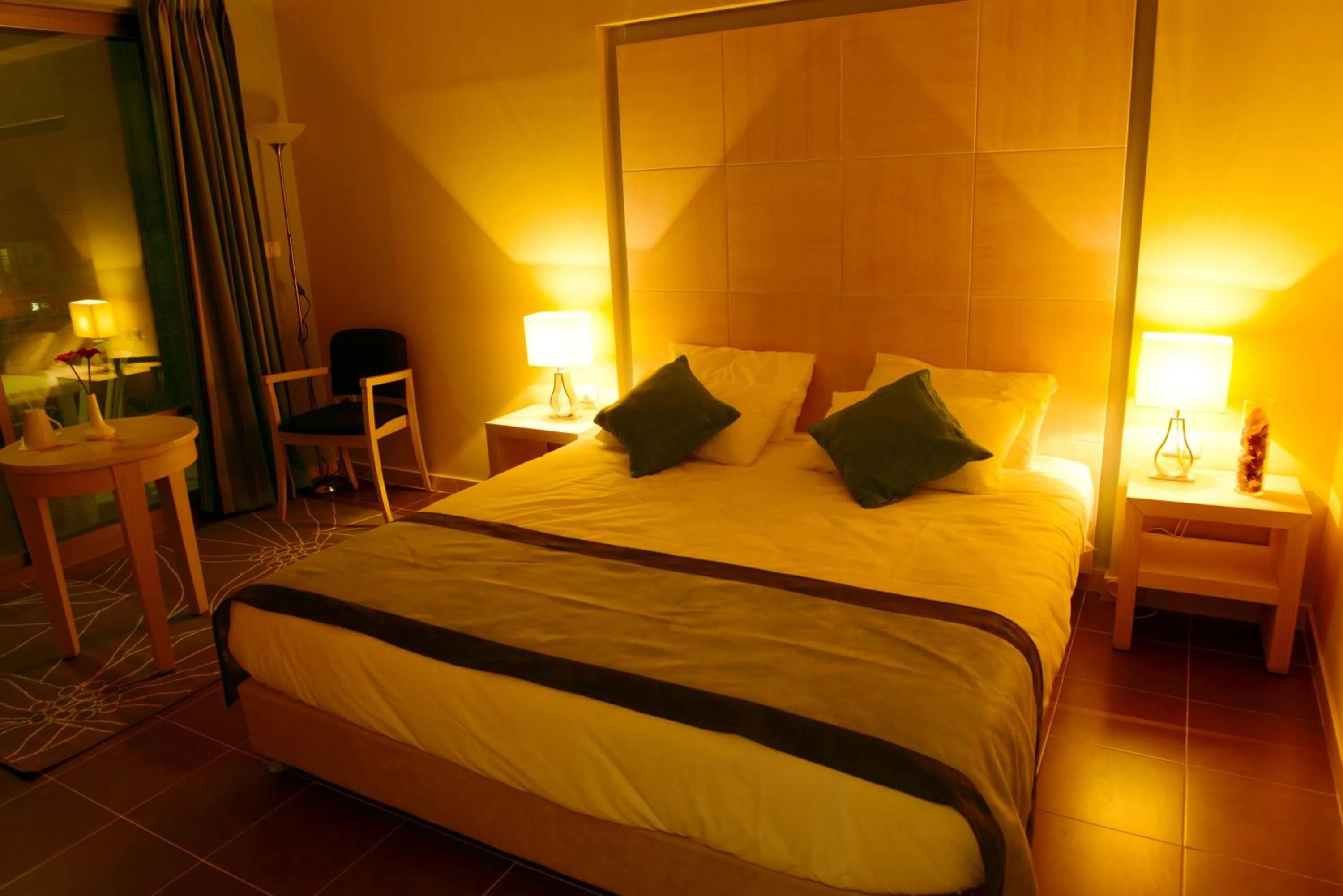 Photo of the whole room, Bed in Holy Land Hotel