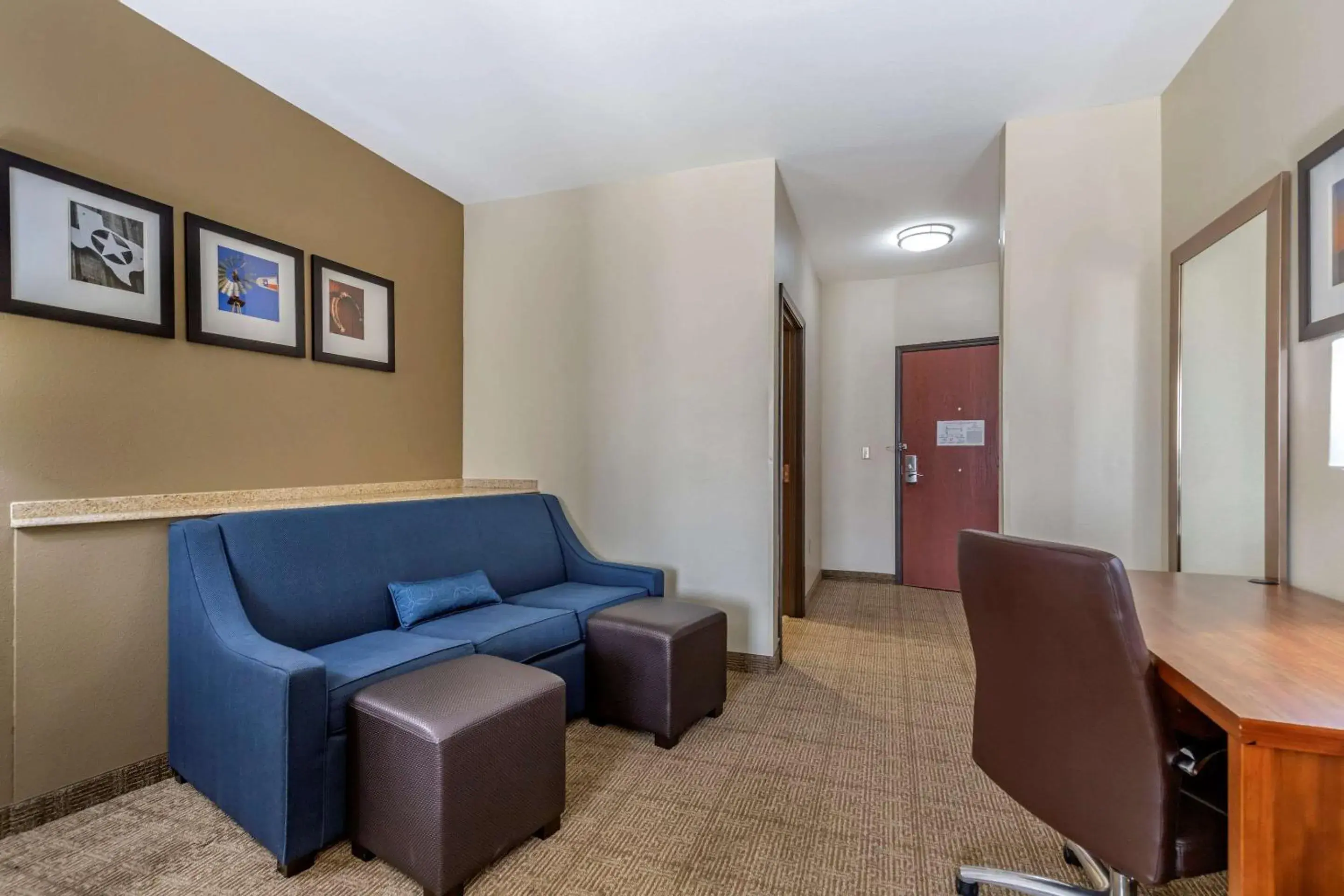 Photo of the whole room, Seating Area in Comfort Suites Buda