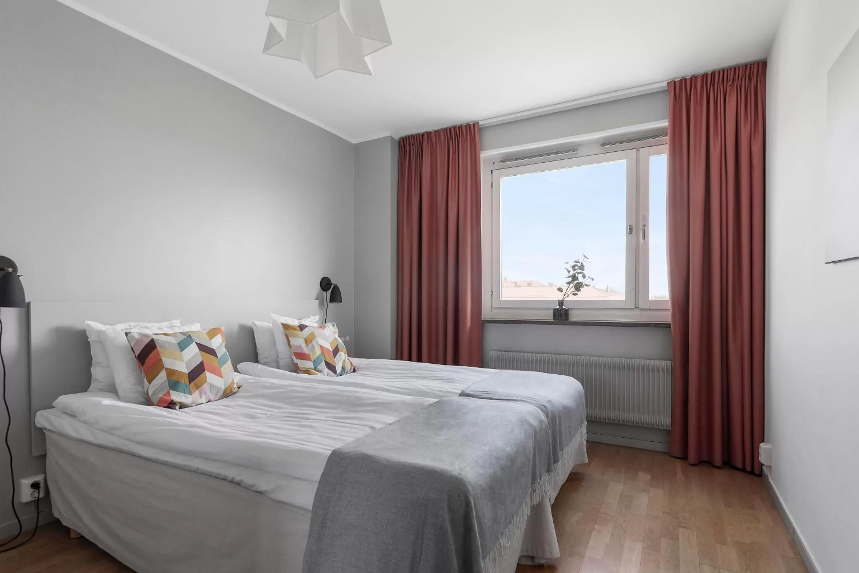 Bed in Forenom Hotels & Apartments Stockholm Alvik