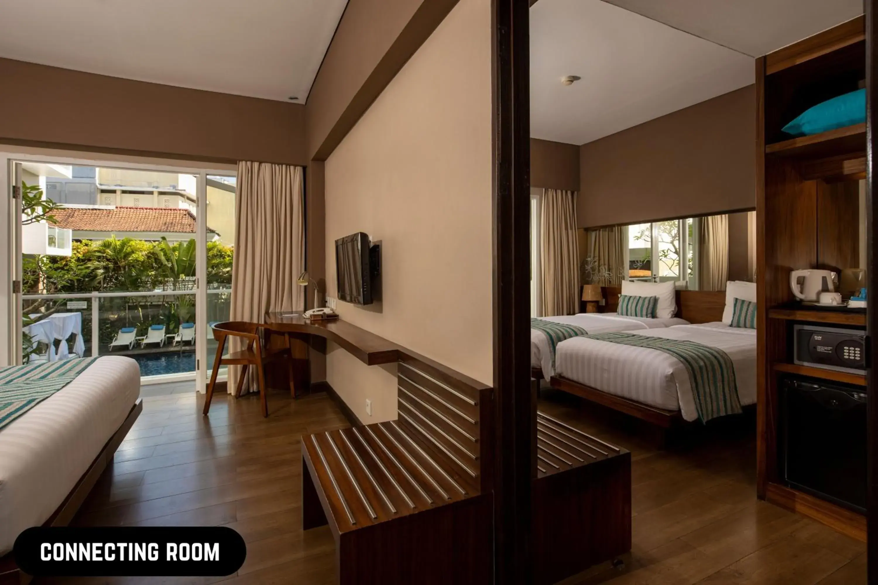 Bed in Grand Ixora Kuta Resort