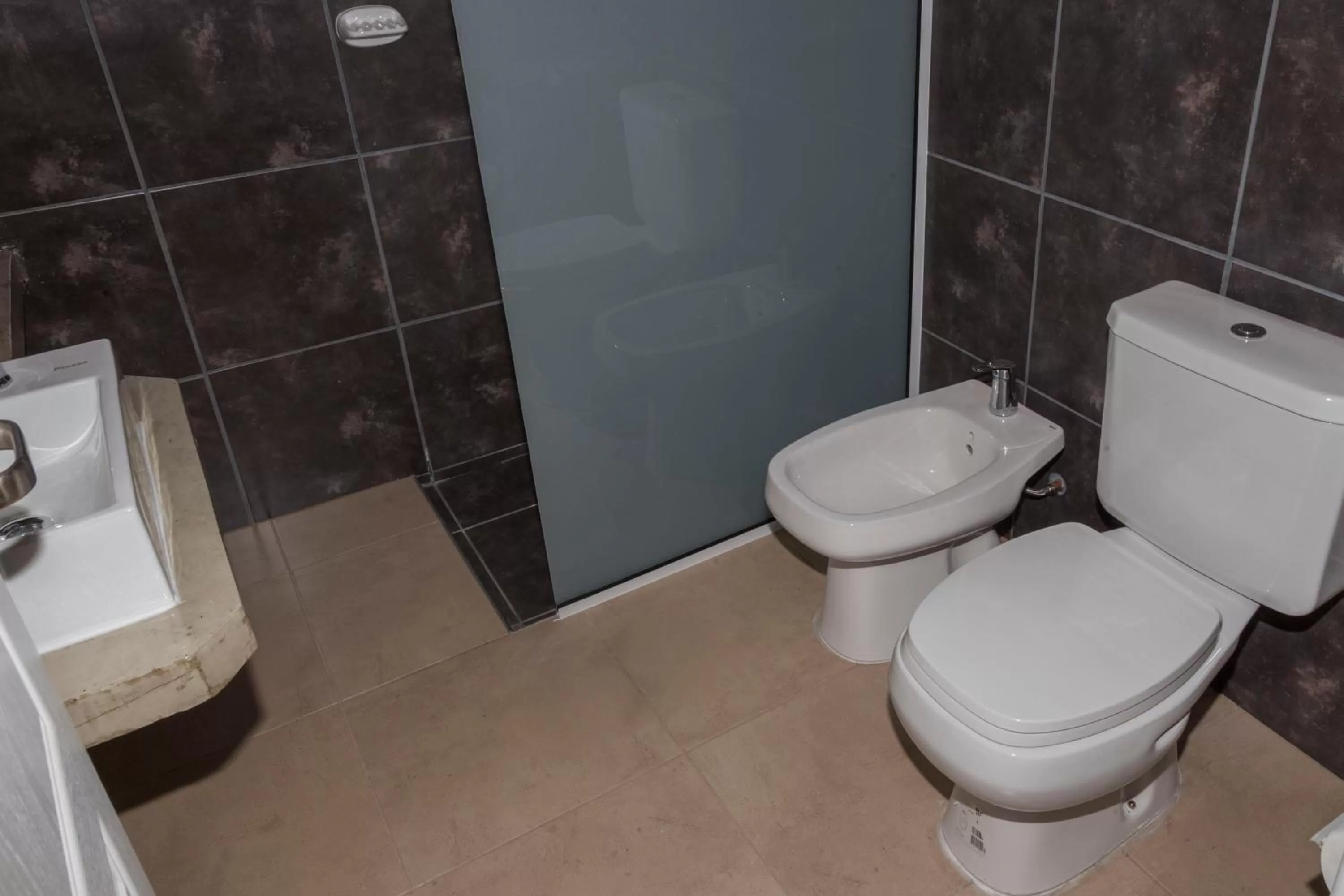 Toilet in Tierra Tehuelche Hostería y Aparts