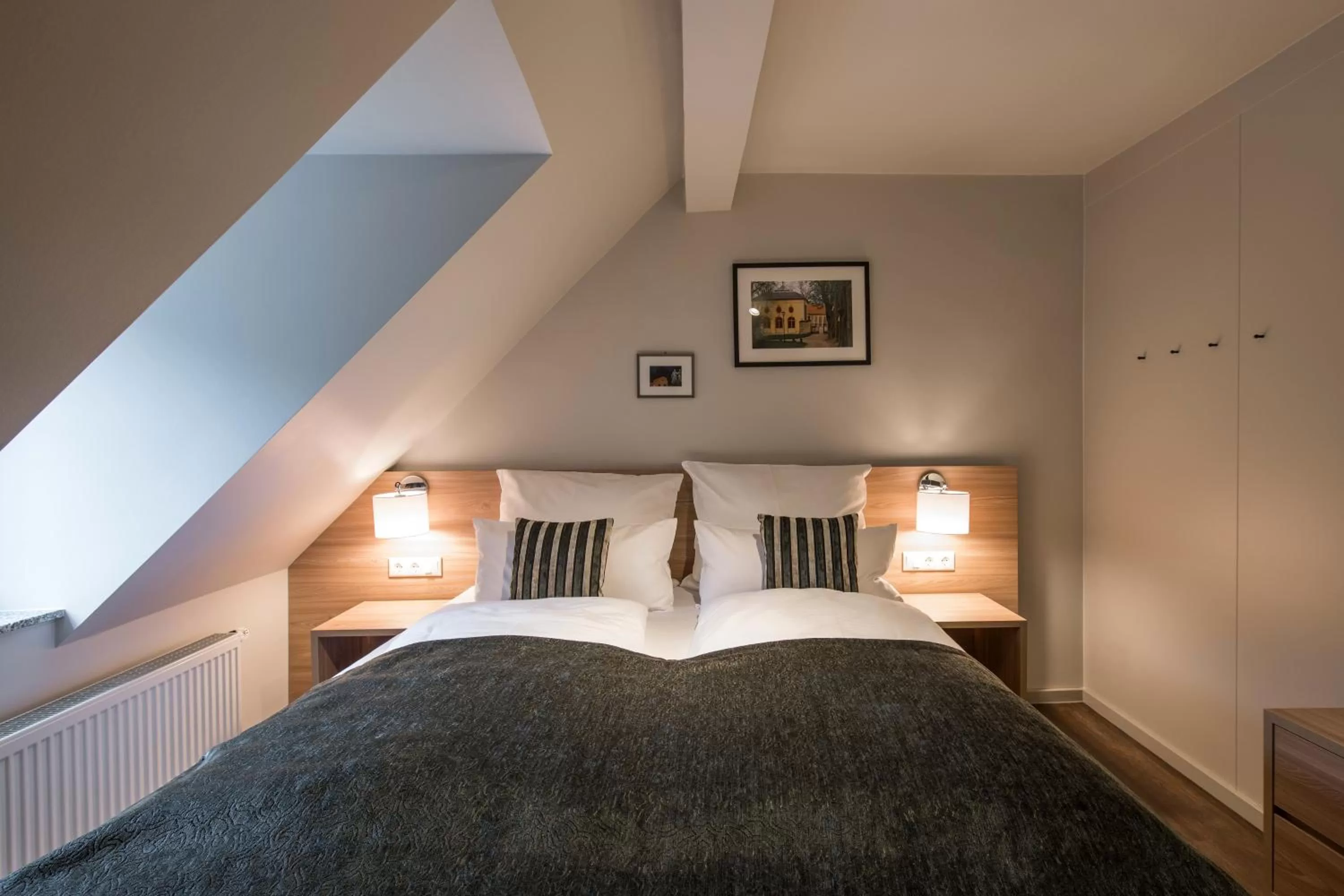 Bed in stattHotel Weimar