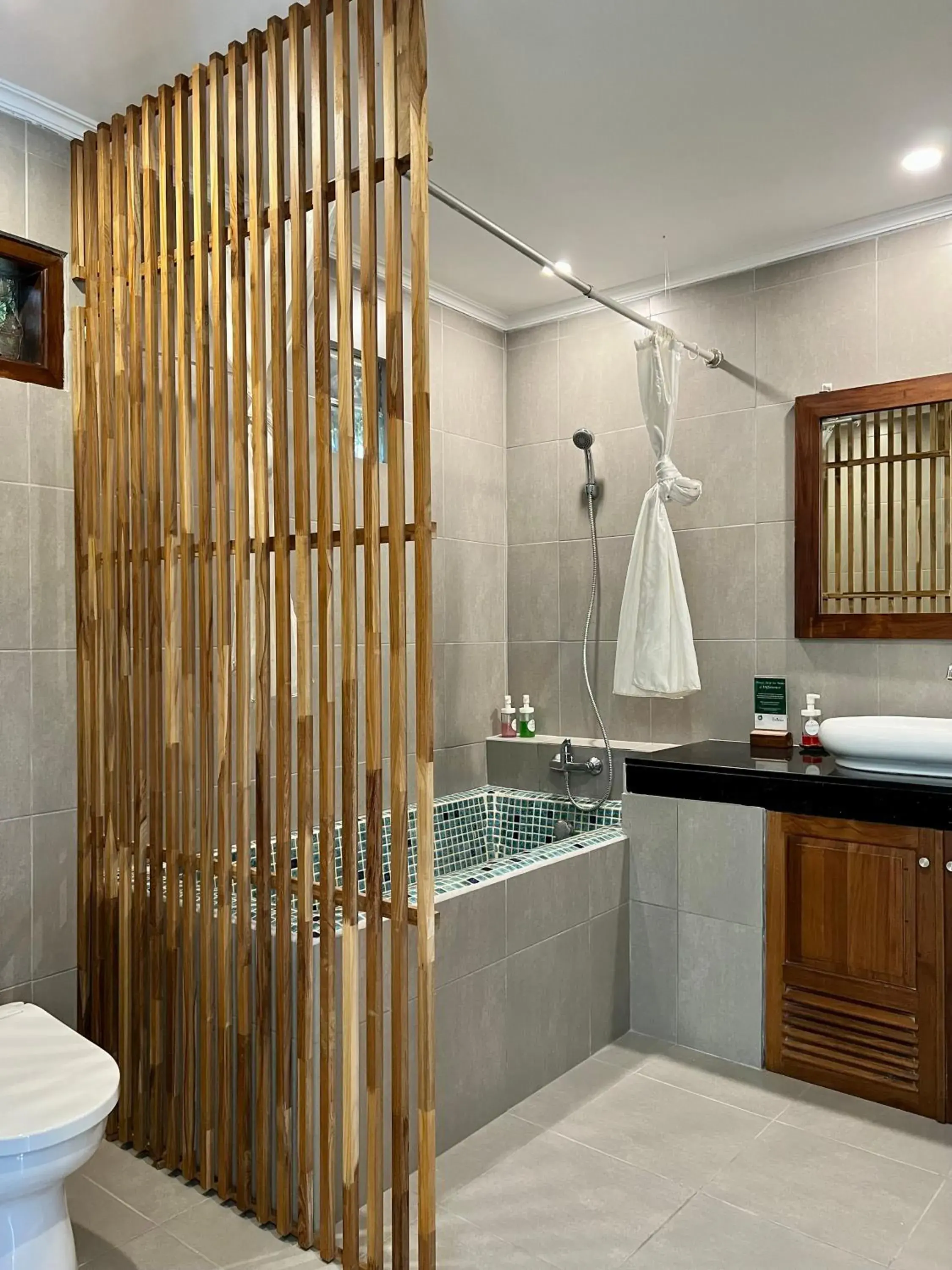 Shower, Bathroom in Villa Puriartha Ubud - CHSE Certified